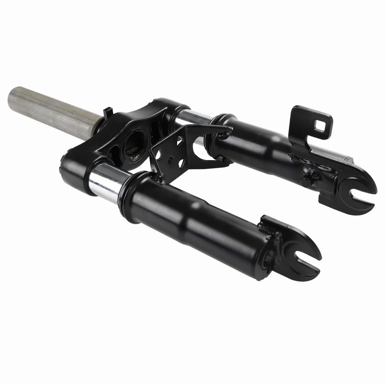 Kit Nouvelle Suspension Avant Fourche pour Segway Ninebot Max G30 Trottinette Amortisseur Avant + Garde-Boue Avant + Support de Pied Scooter Electrique Modification