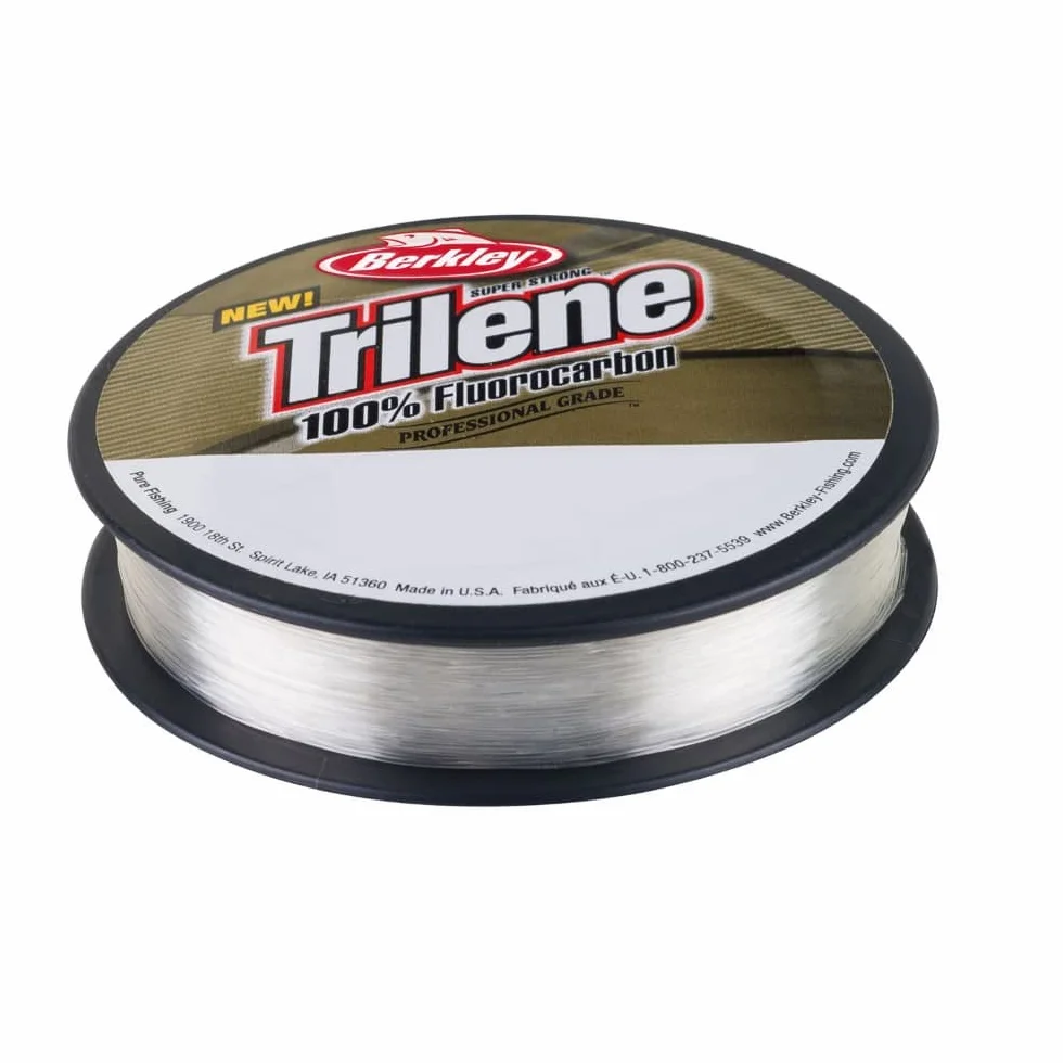 Berkley Trilene Fluorocarbon Leader 0.25 mm 25 m Ligne de Pêche Invisible Eau Douce Mer Carnassiers