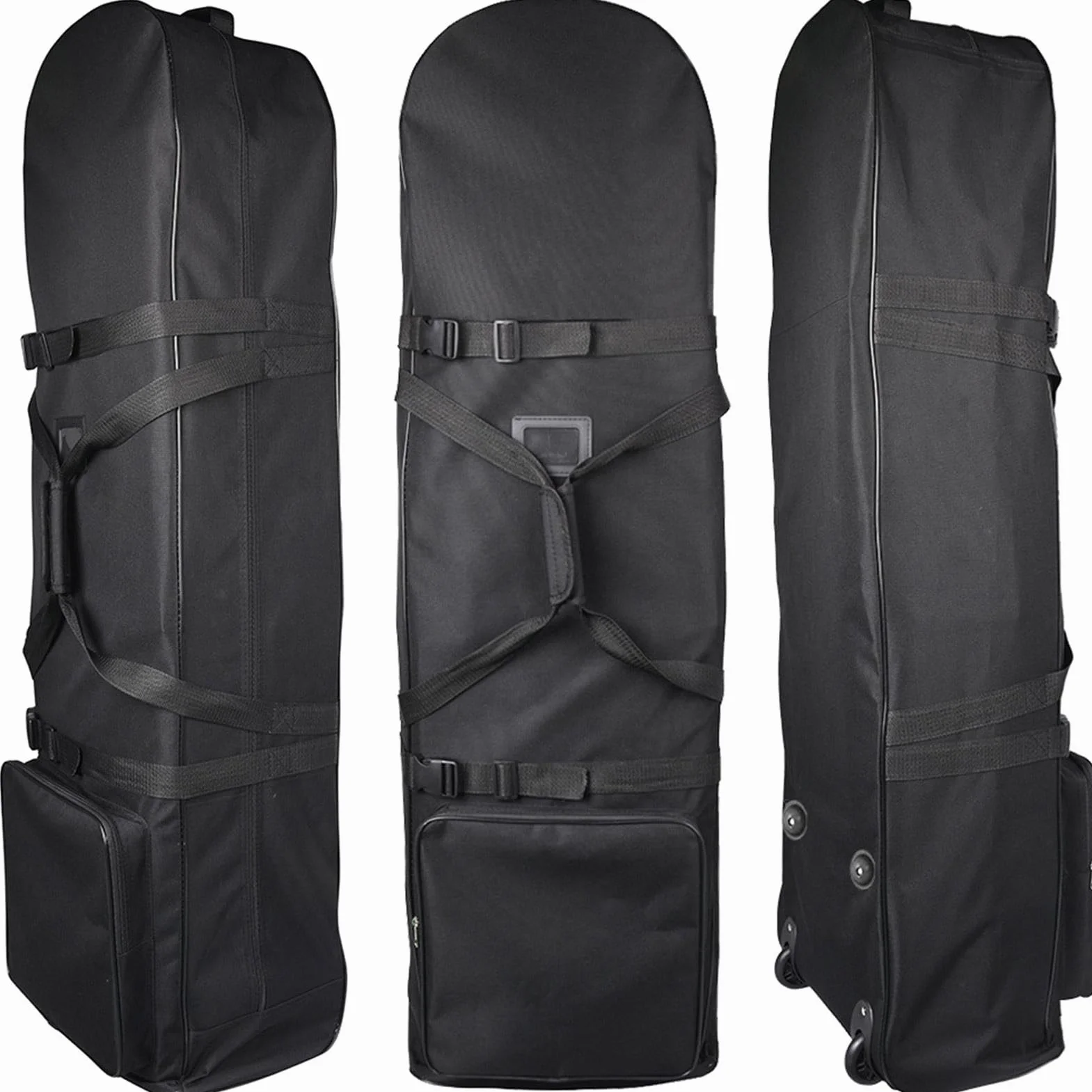 Sac de Voyage de Golf Oxford 900D avec Roulettes Housse Protection Club Golf Flight Bag Single-Layer