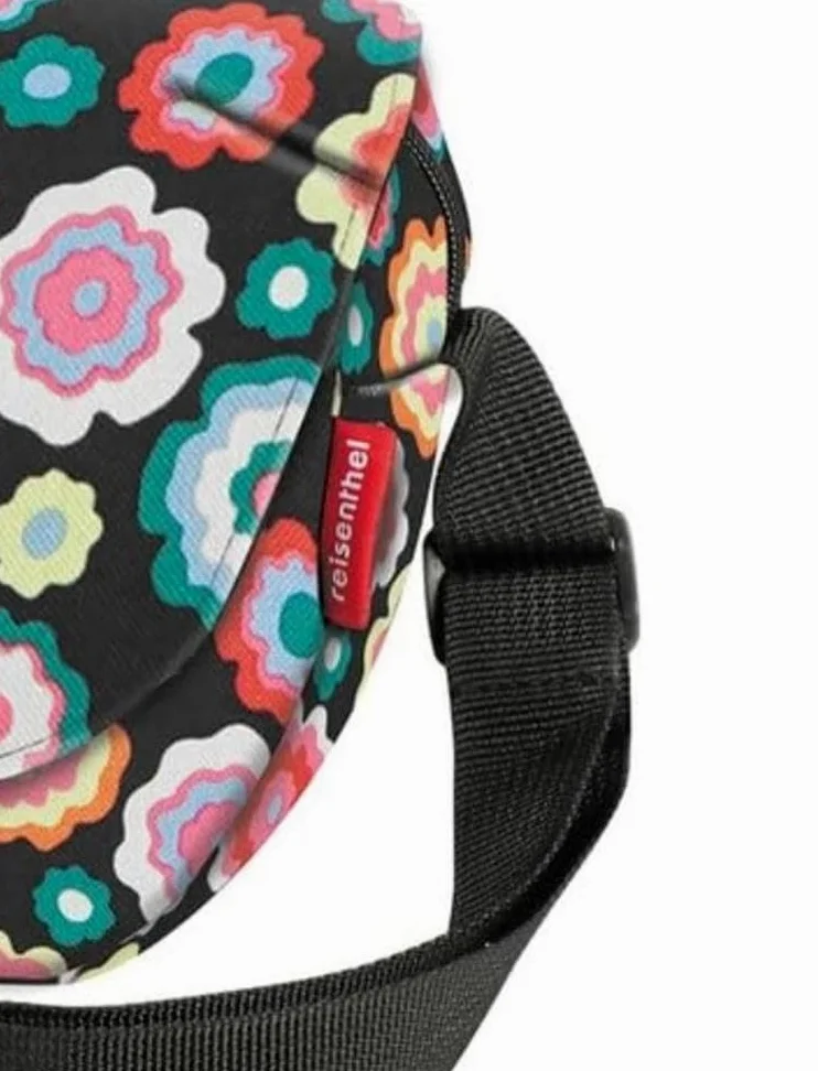 KlickFix Sacoches de Guidon Adulte Unisexe, Happy Flowers, 25X19X8Cm