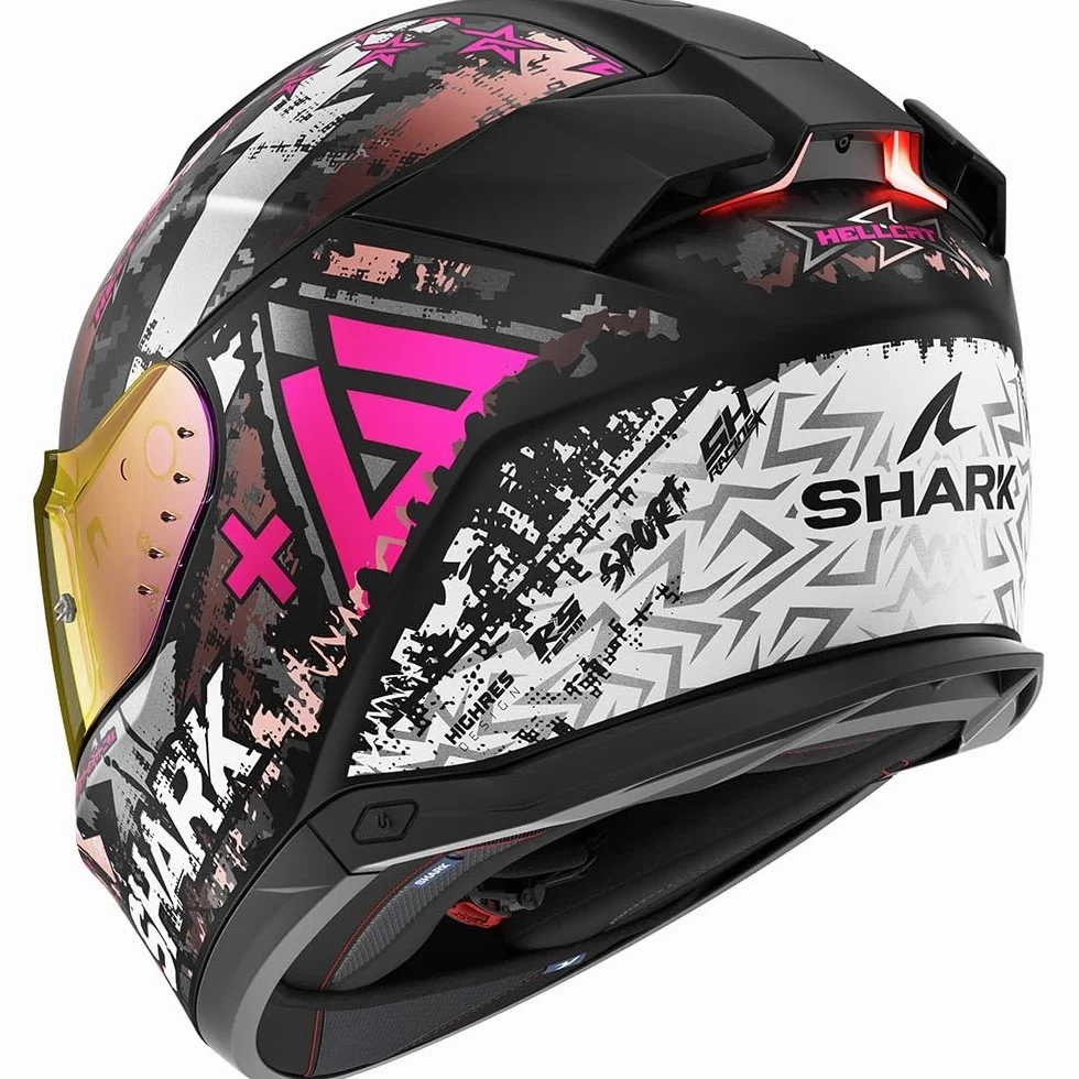 SHARK, Casque Moto intégral SKWAL i3 Hellcat Noir/Rose, S