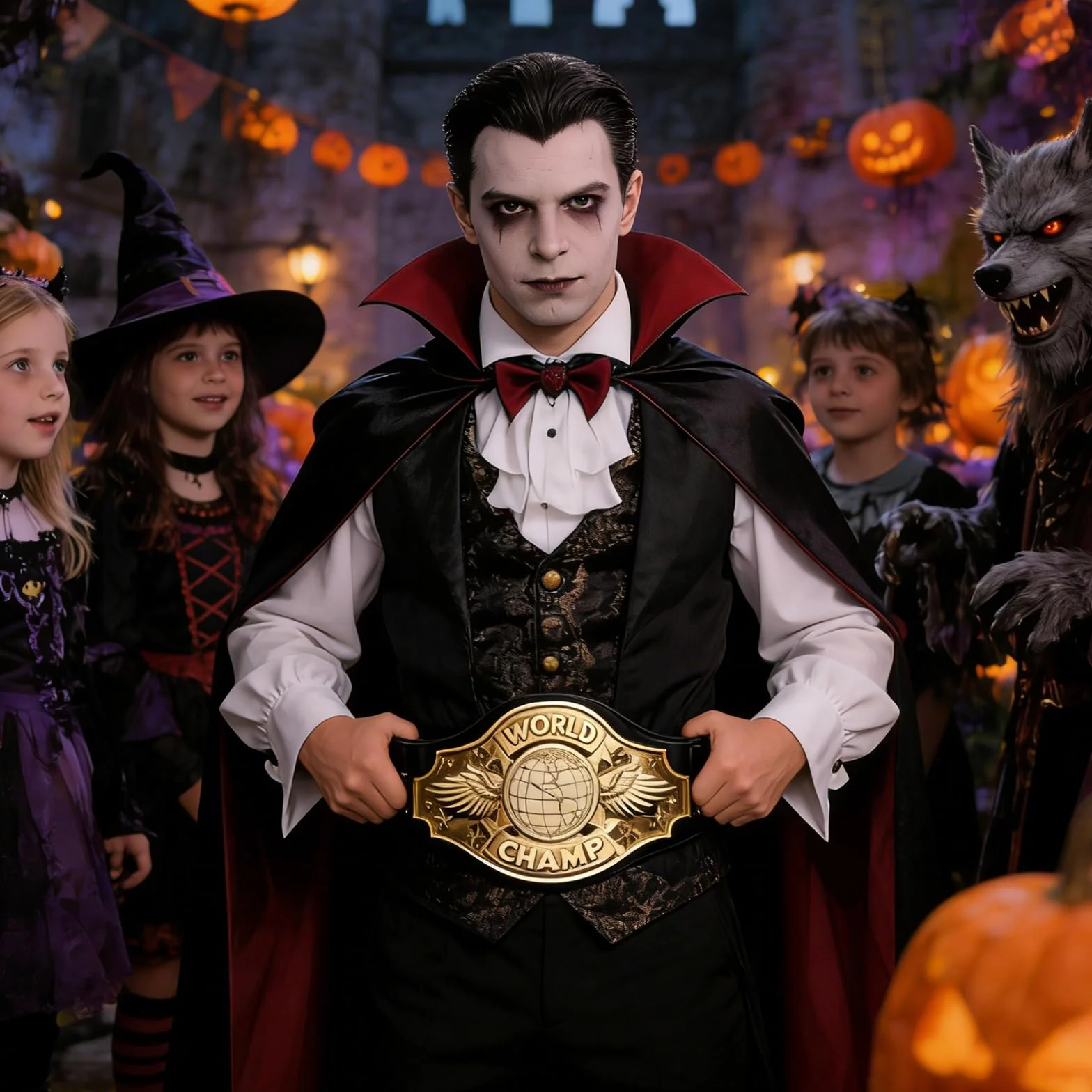 Ceinture de champion réglable pour enfants et adultes - Ceinture de boxe de lutte pour fêtes et jeux de rôle