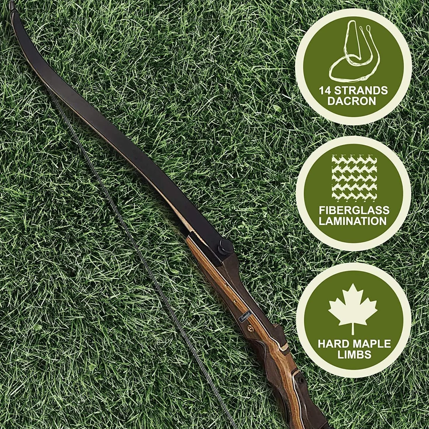 Samick Sage Takedown Recurve Bogen 55lb Rechtshänder