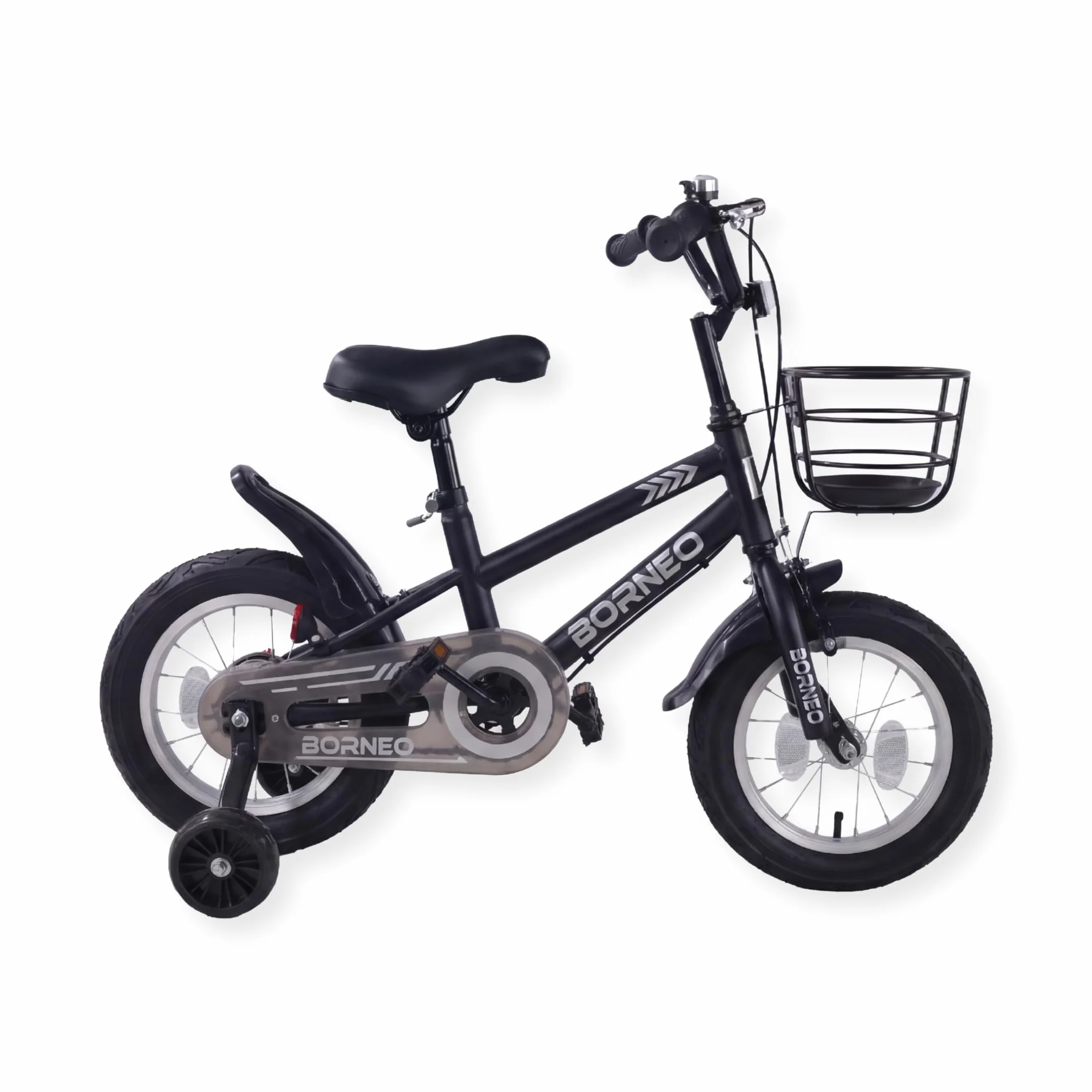 Vélo d'enfant Borneo 12 Pouces Noir