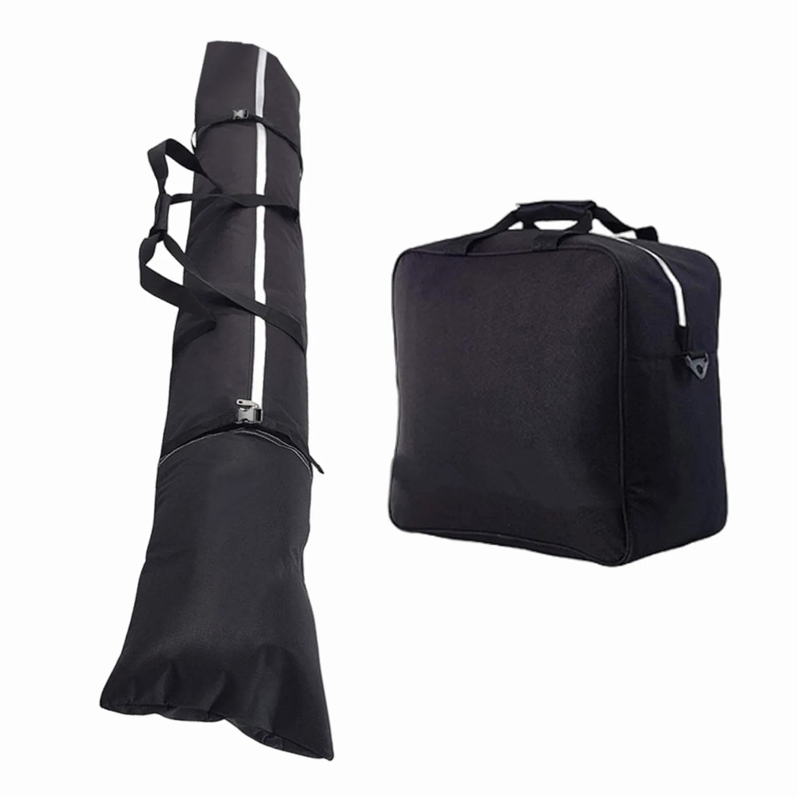 Housse de ski Sac Organisateur Rembourré de Transport en Tissu Oxford | Sac De Ski Pour Passionnés Ados Adultes Protection Chaussures Objets De Contre