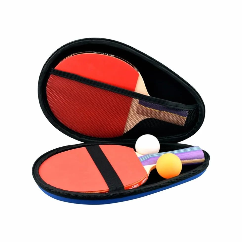 MiOYOOW Housse Raquette Tennis Table Coque Rigide étanche Fermeture Éclair
