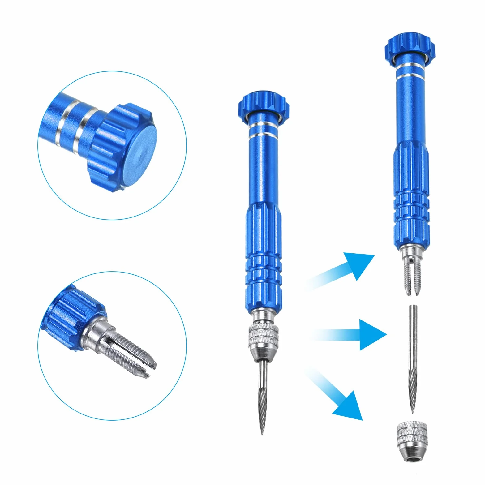 PATIKIL Badminton Œillet Extracteur INOX Acier Raquette Outil Accessoire