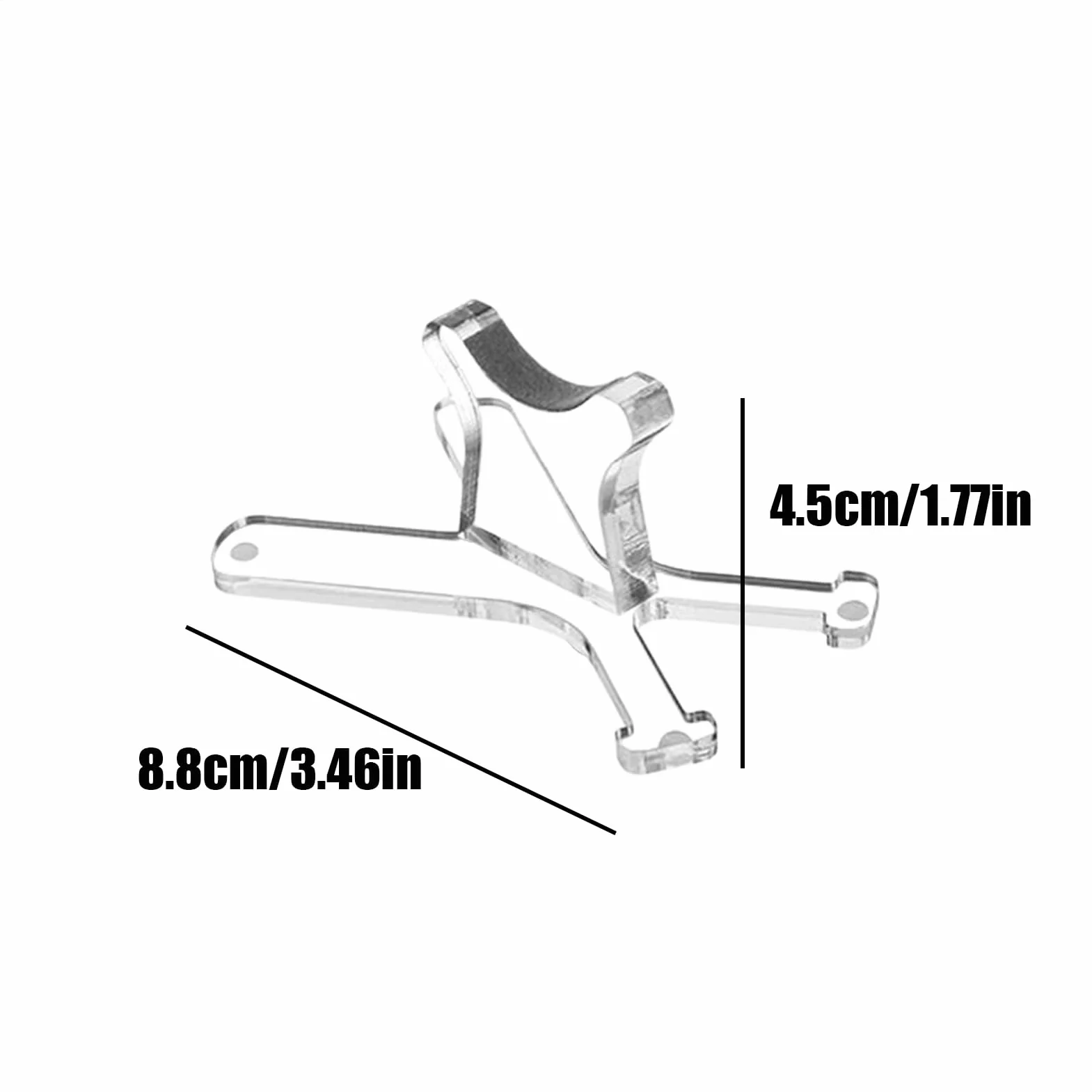 Présentoir De Batte De Baseball Acrylique Double Étagère Organisateur 20 cm
