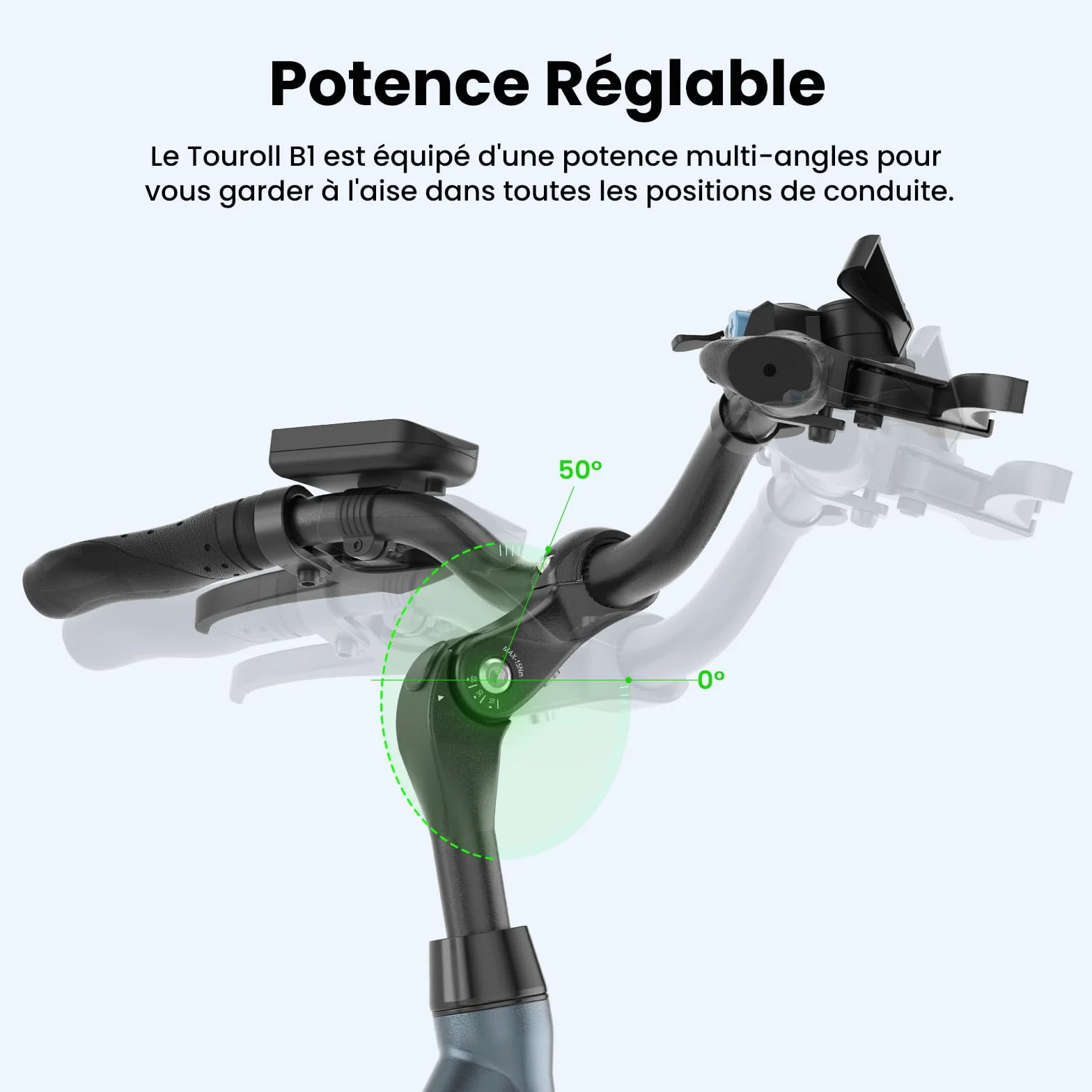 Touroll B1 Vélo Électrique 26" 36V 15.6Ah Batterie Amovible 250W 7 Vitesses E-Bike Urbain Adulte