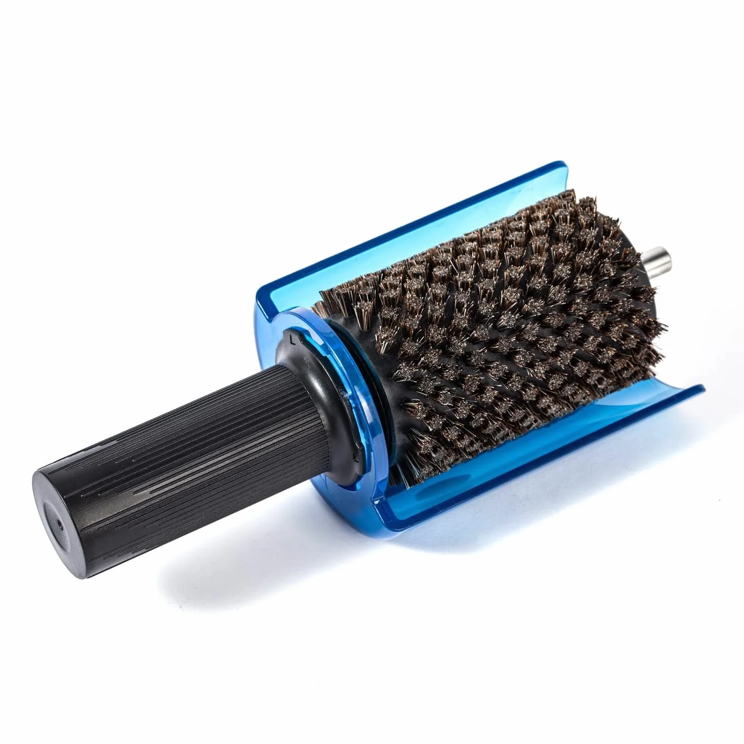 XCMAN Kit de brosses rotatives pour Ski avec Manche 3 brosses Nylon Crin Cheval Laiton Liège