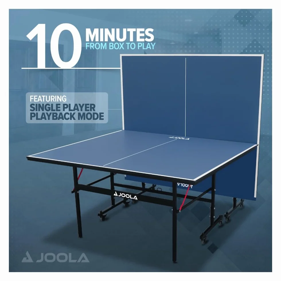 JOOLA Table de Tennis de Table Inside, Table de Ping-Pong d'Intérieur, Pliable 274 x 152,5 x 76 cm
