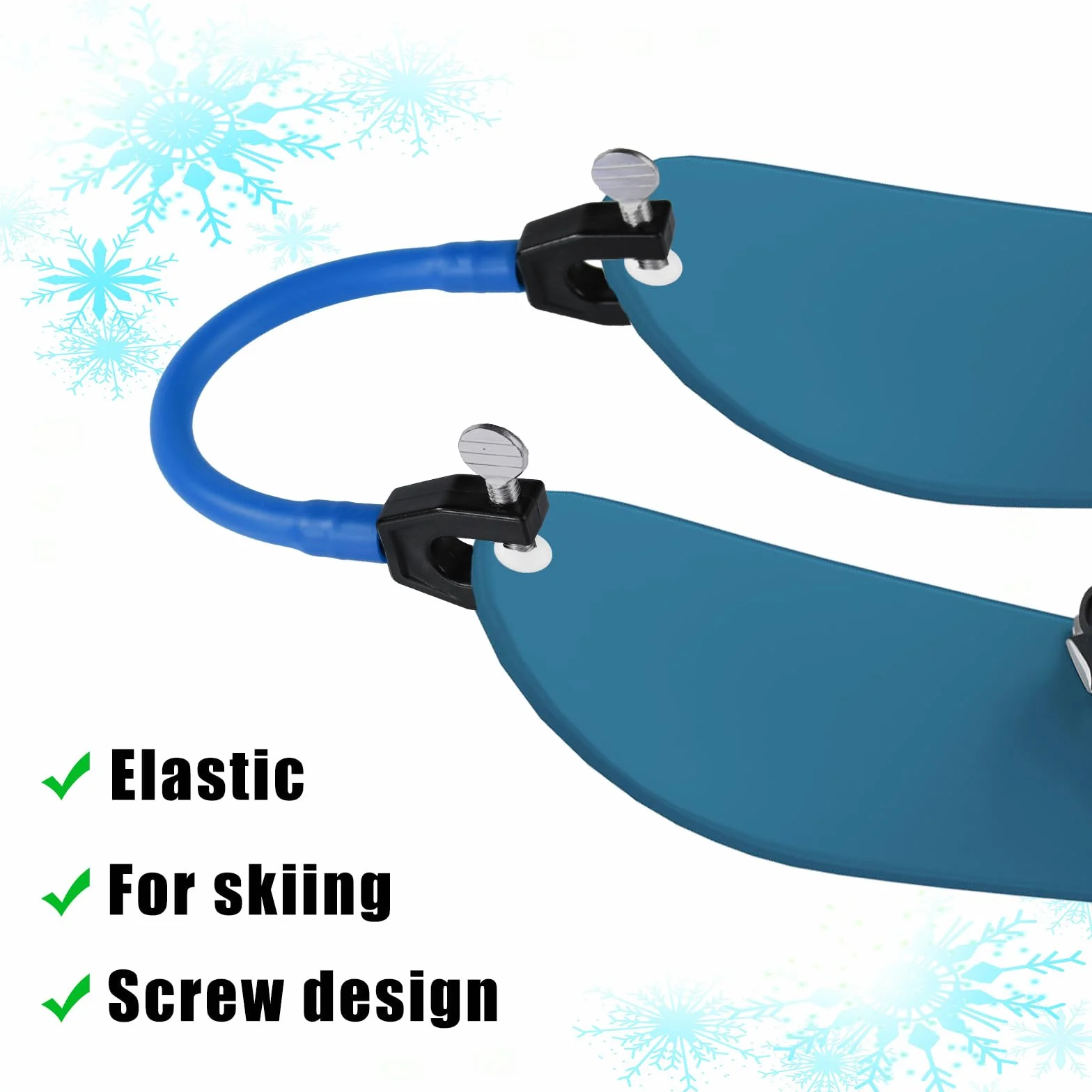 Connecteur de Pointe de Ski avec Entretoises pour Enfants Accessoires de Snowboard Rose Bleu