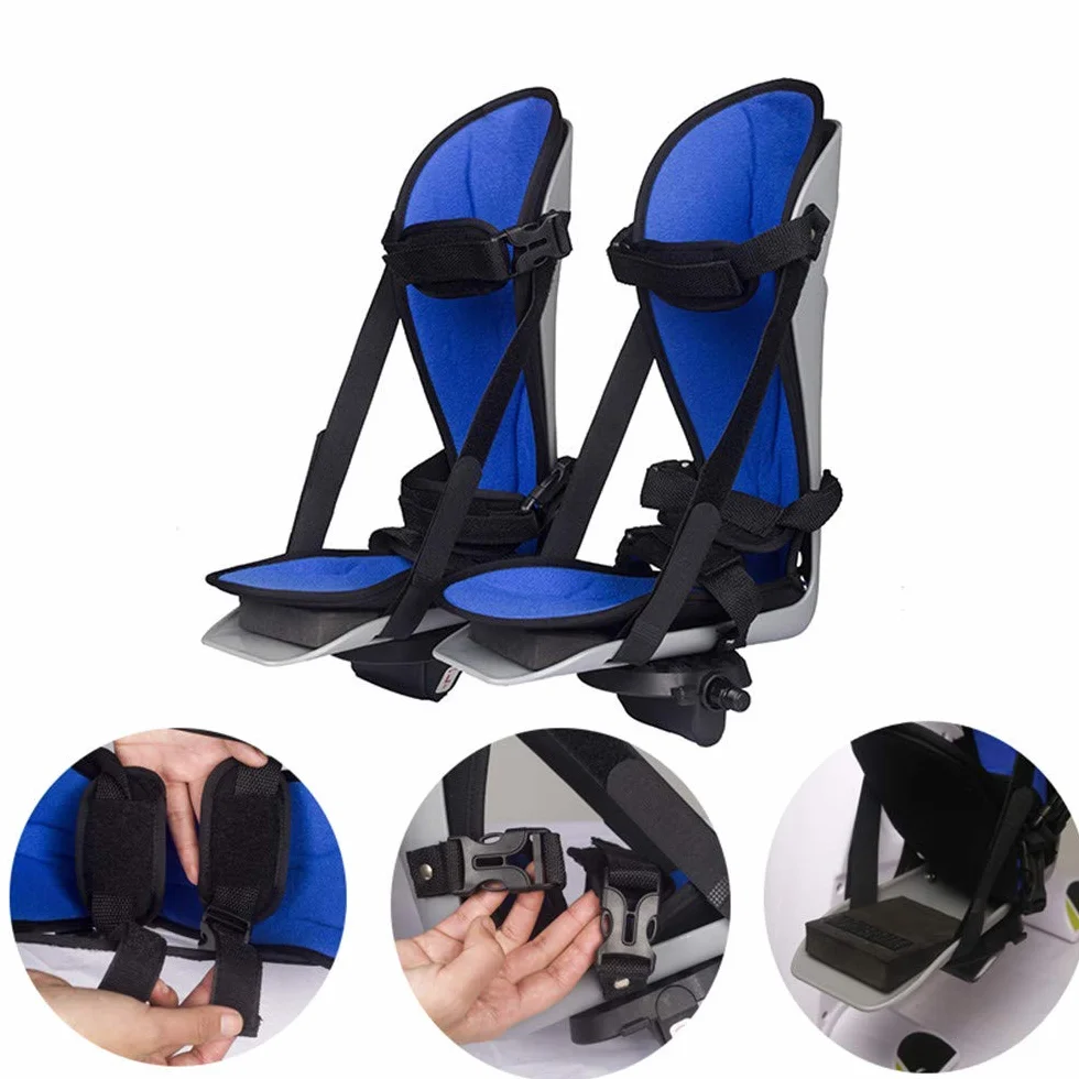 Attelles De Pied pour Vélo De Réadaptation Motorisé, Support De Jambe pour Physiothérapie Électronique, 1 Paire