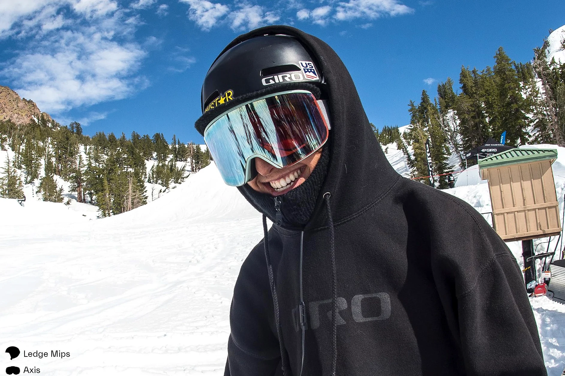 Giro Ledge FS MIPS Casque de Ski et de Snowboard M | Coque Rigide en ABS avec EPS, Protection MIPS, système in Form Fit System, Ventilation | Casque de Freestyle Matte Bark (Bicolore)