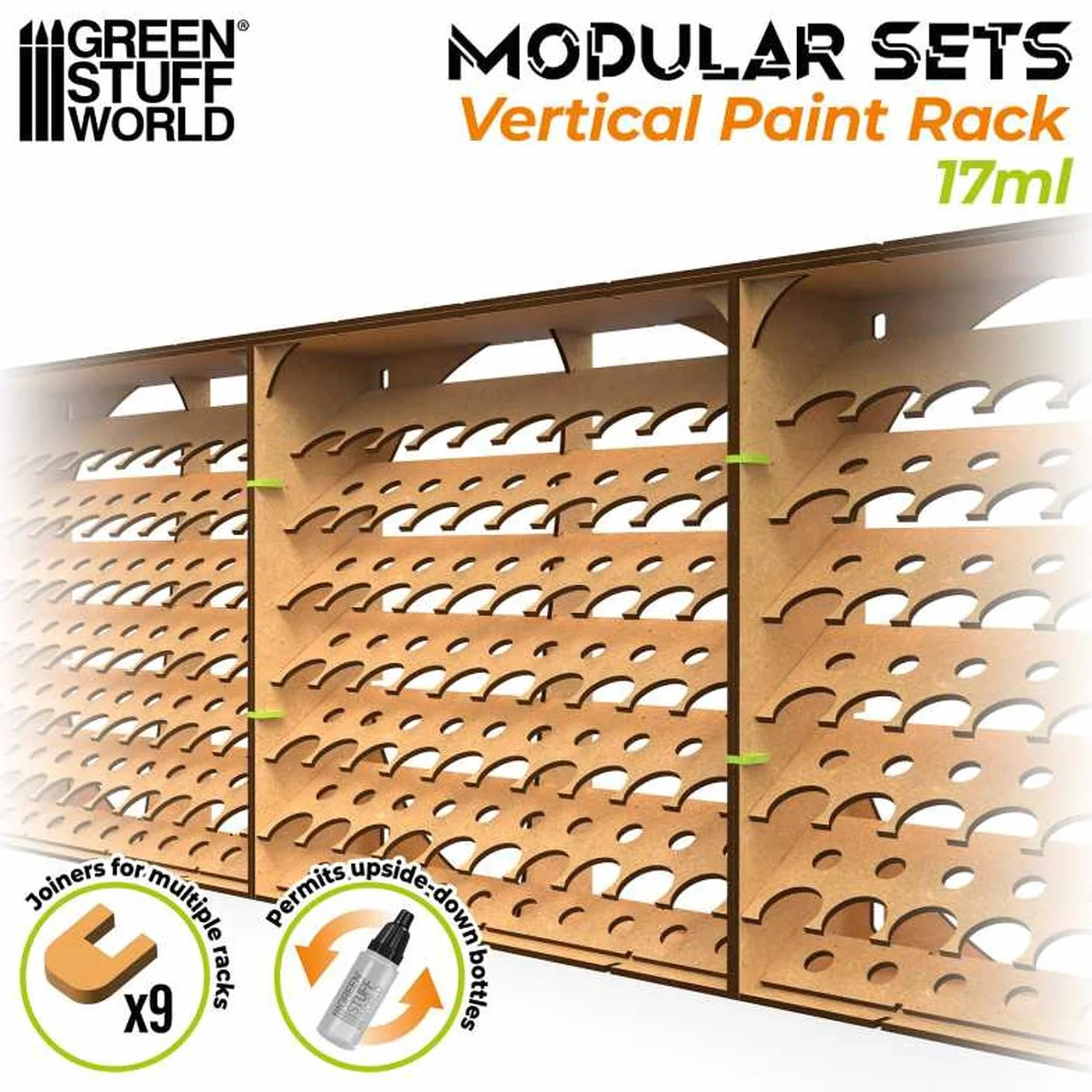 Porte-peinture modulaire vertical