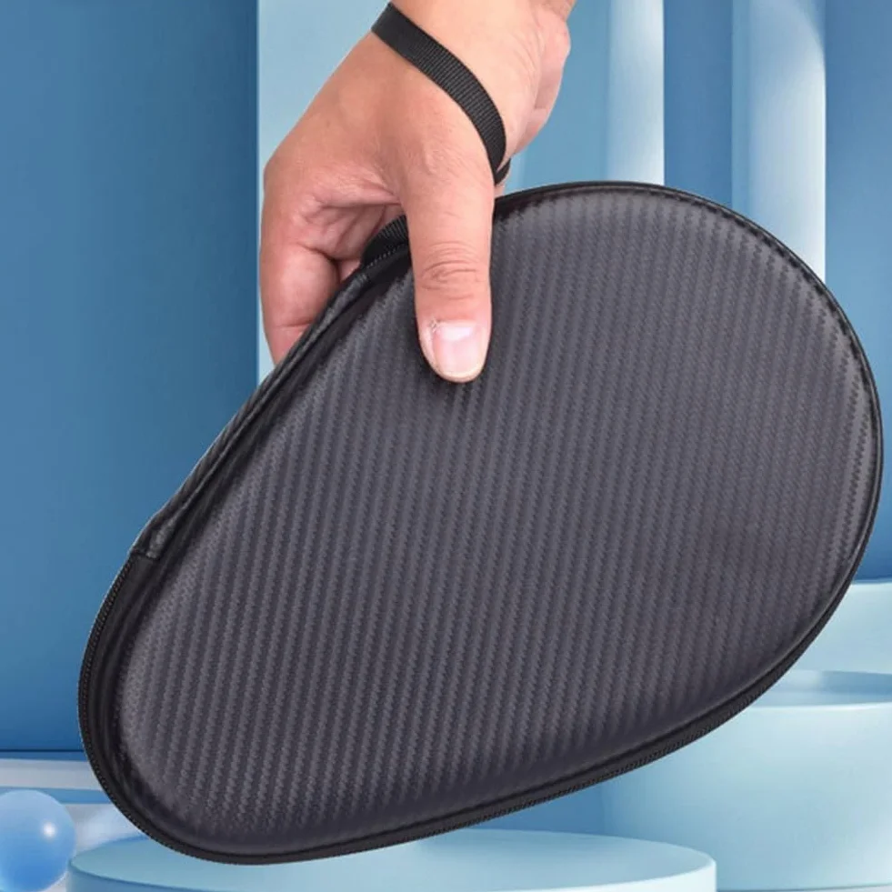 Housse de protection rigide EVA pour raquettes de ping-pong et balles de tennis de table - Design compact