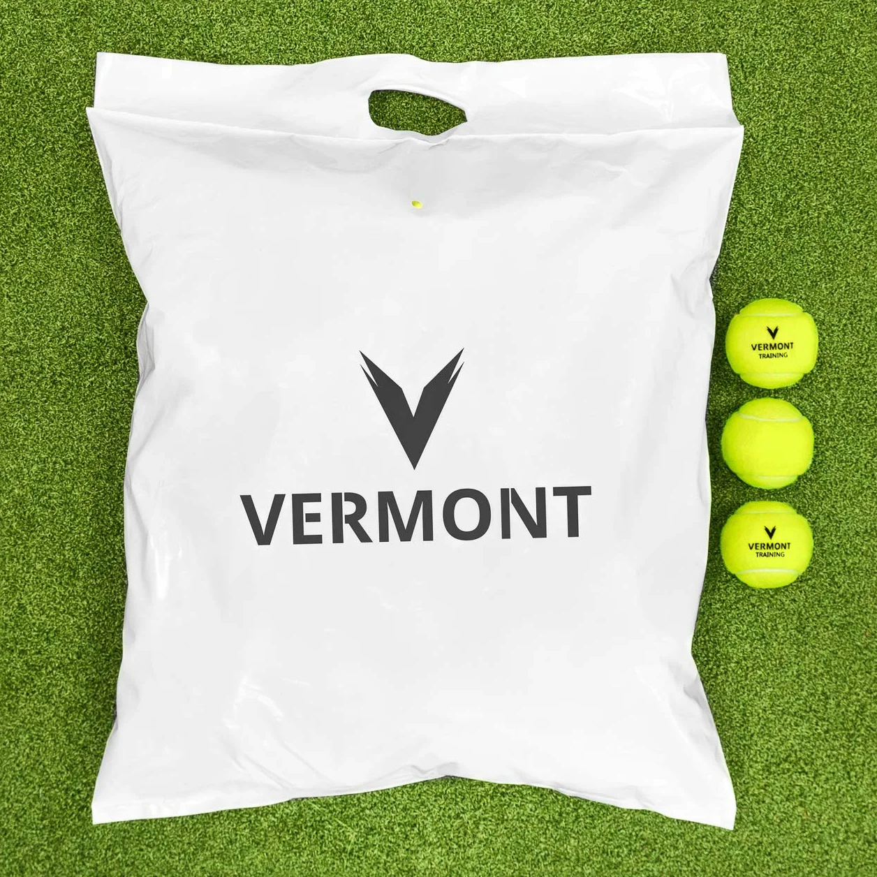 Vermont Balles d’Entraînement de Tennis Lot de 60 Recharge Seau