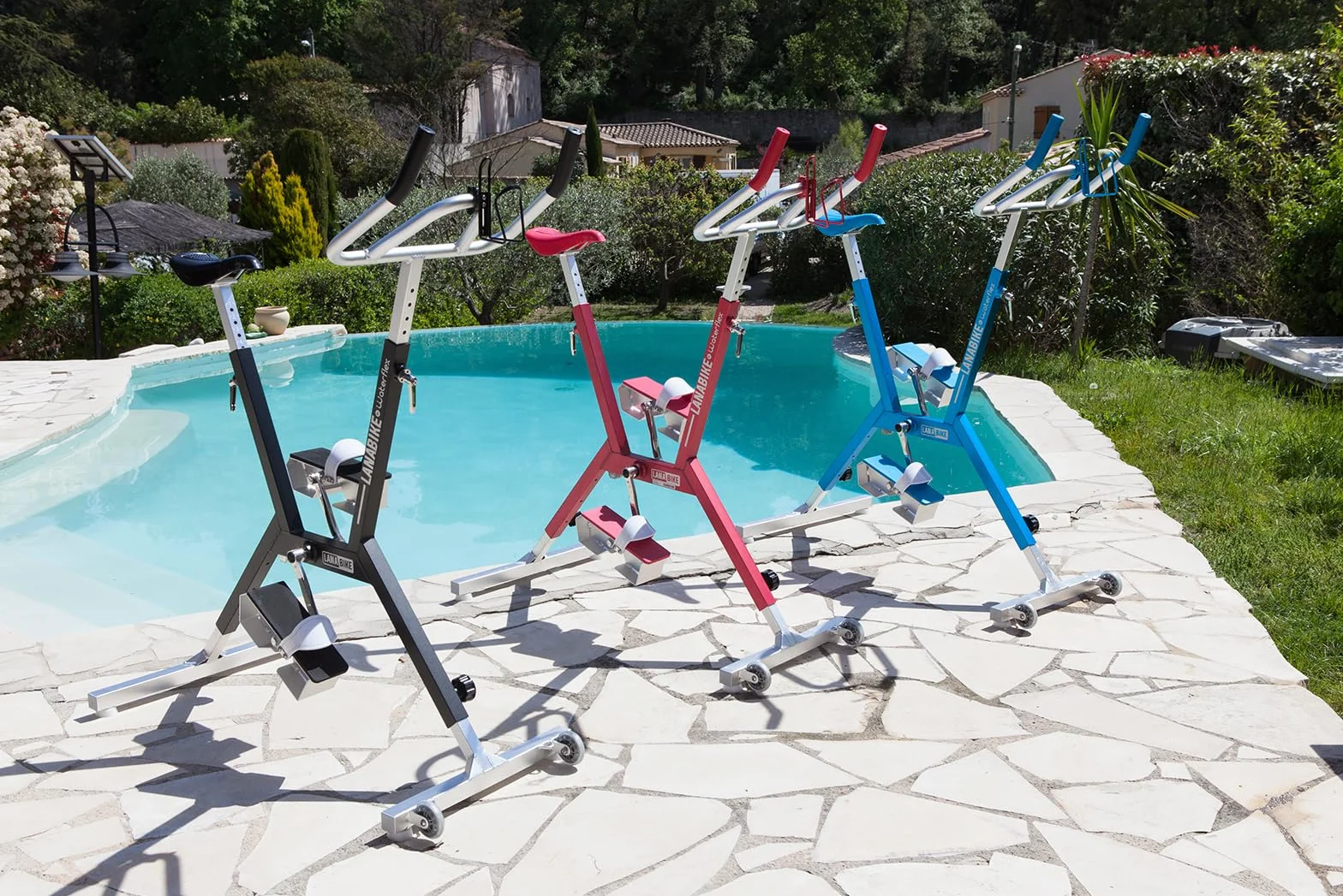 Waterflex Aquabike Lanabike Vélo Aquatique Piscine Large Bleu WX-LANA-BL