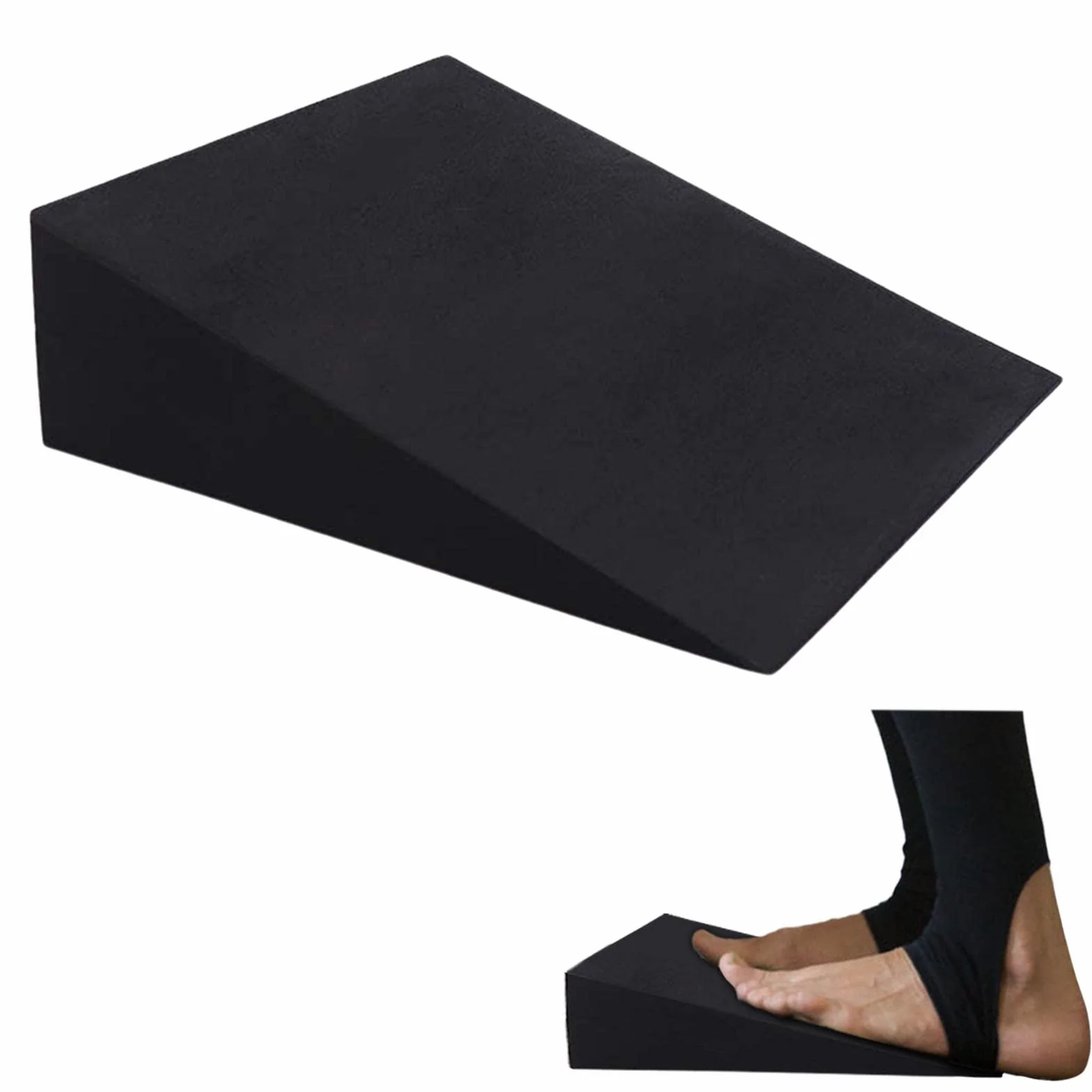 Planche Inclinée pour Étirement du Mollet, Cale Yoga, Améliorer Force Jambe Inférieure