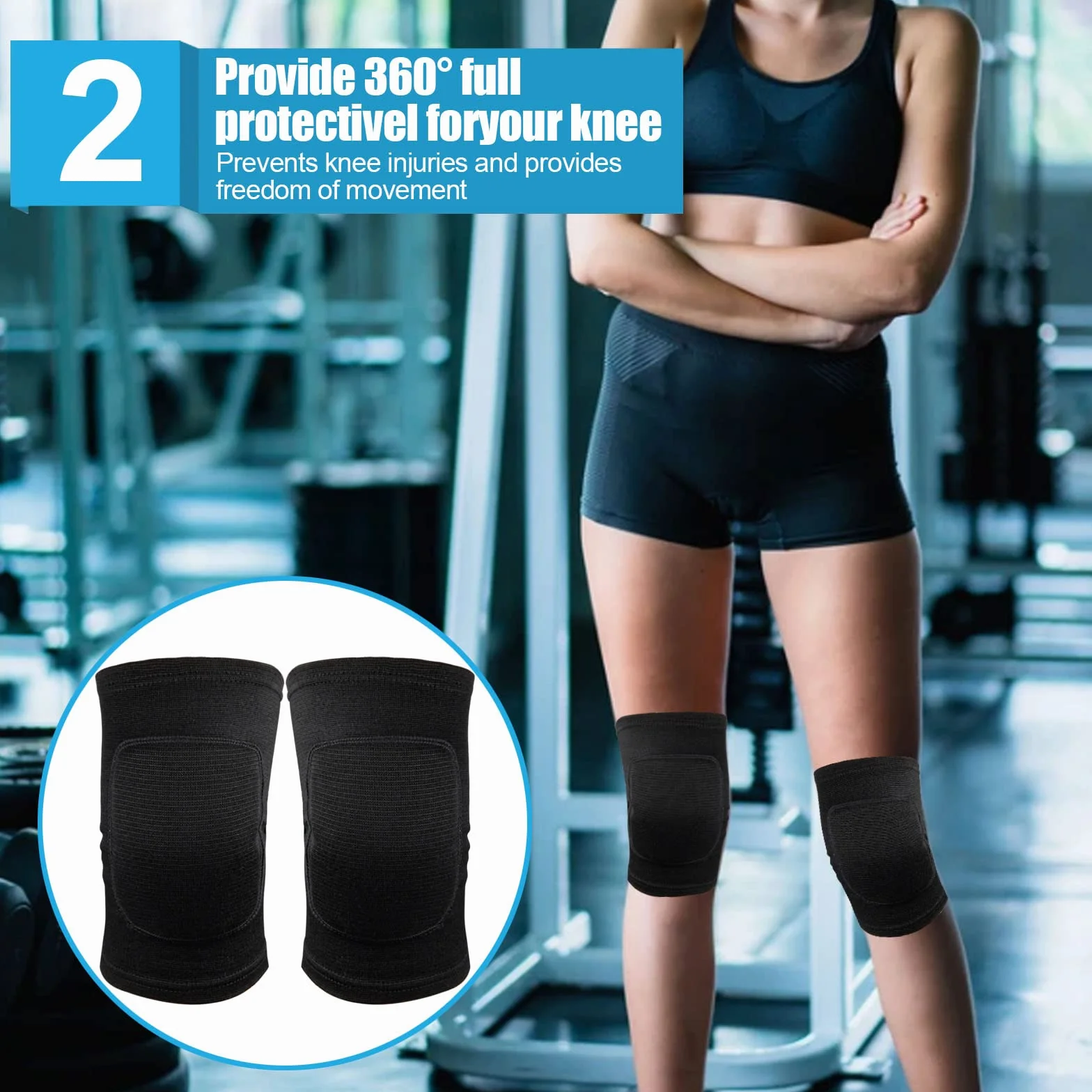 Genouillère Ligamentaire Enfants Protection Sport Compression Respirant Antidérapant Maintien Course