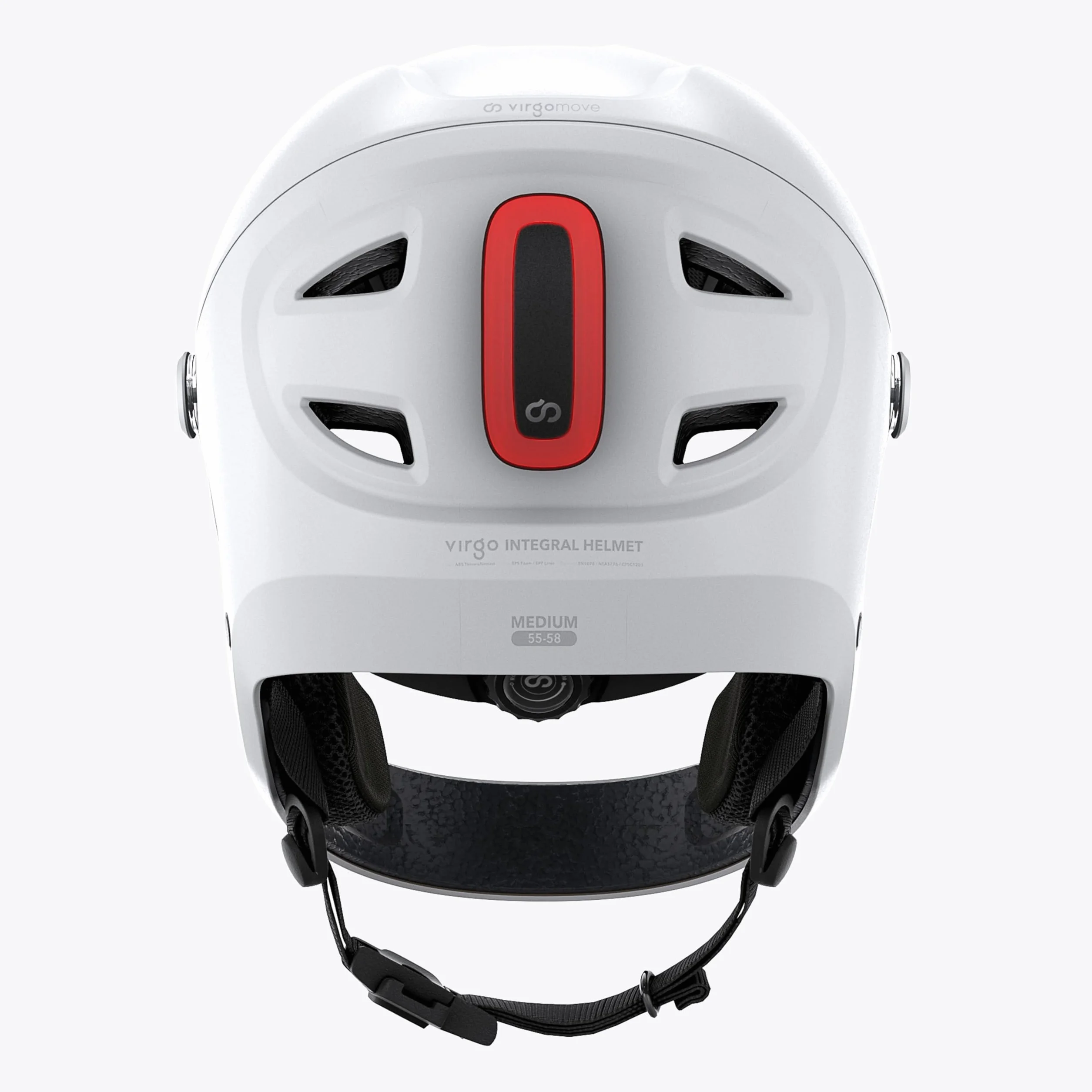 Casque Vélo Intégral Virgo Integral Certifié NTA 8776 45 km/h avec Visière LED Arrière pour Speedbike VAE