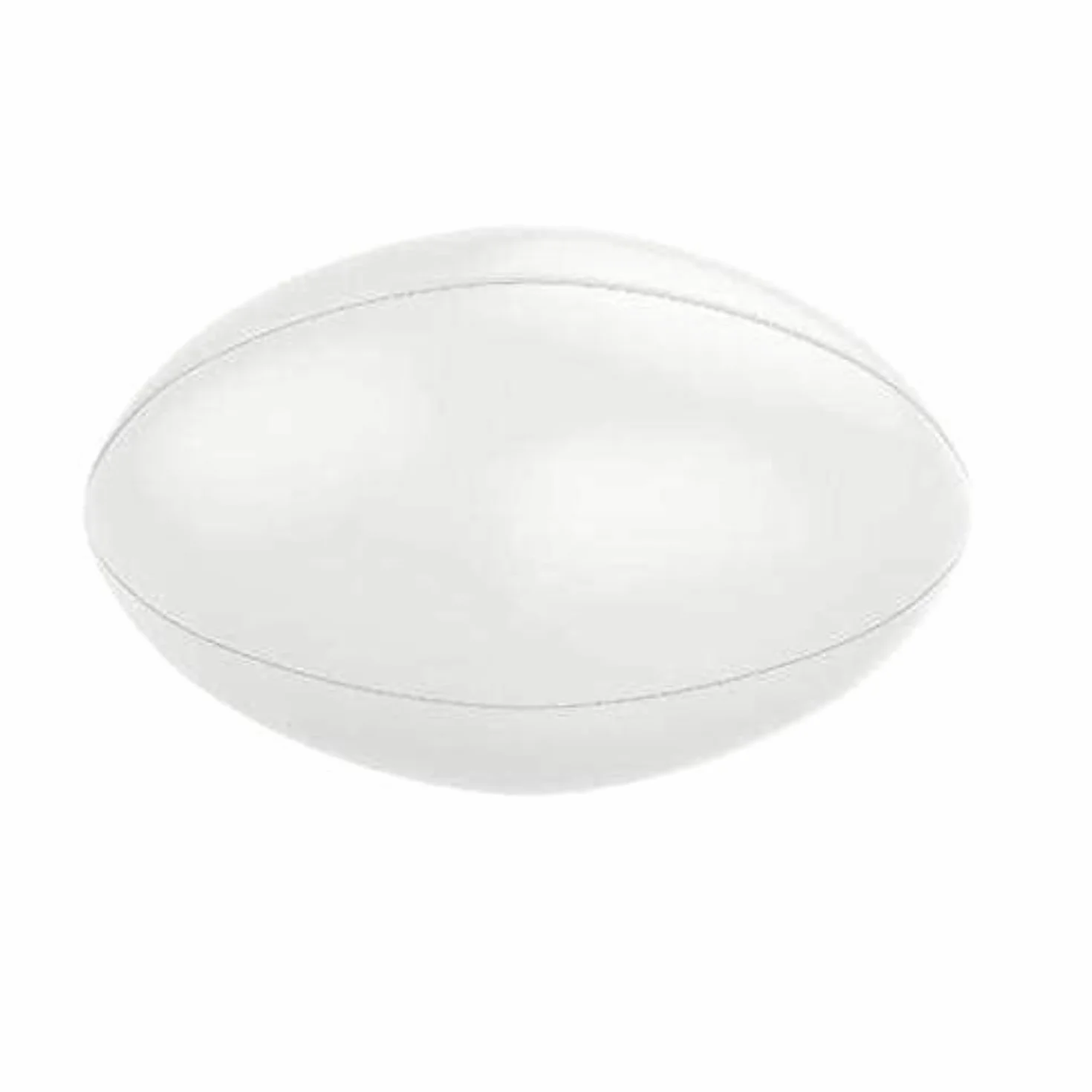 Ballon de rugby en caoutchouc Blanc Taille 5