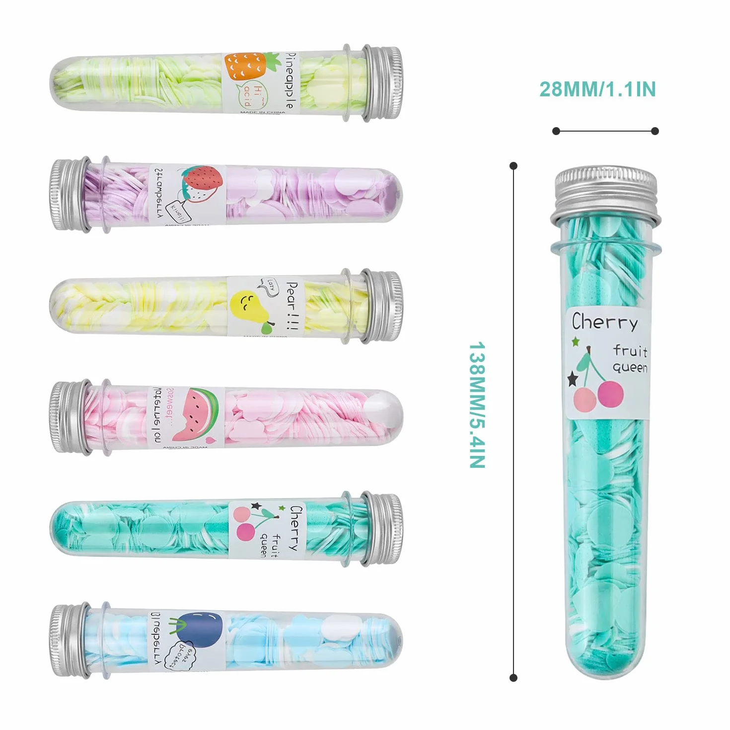 Savon en Papier Jetable JANDH 6 Pièces Portable avec Boîte de Rangement pour Camping Randonnée Voyages