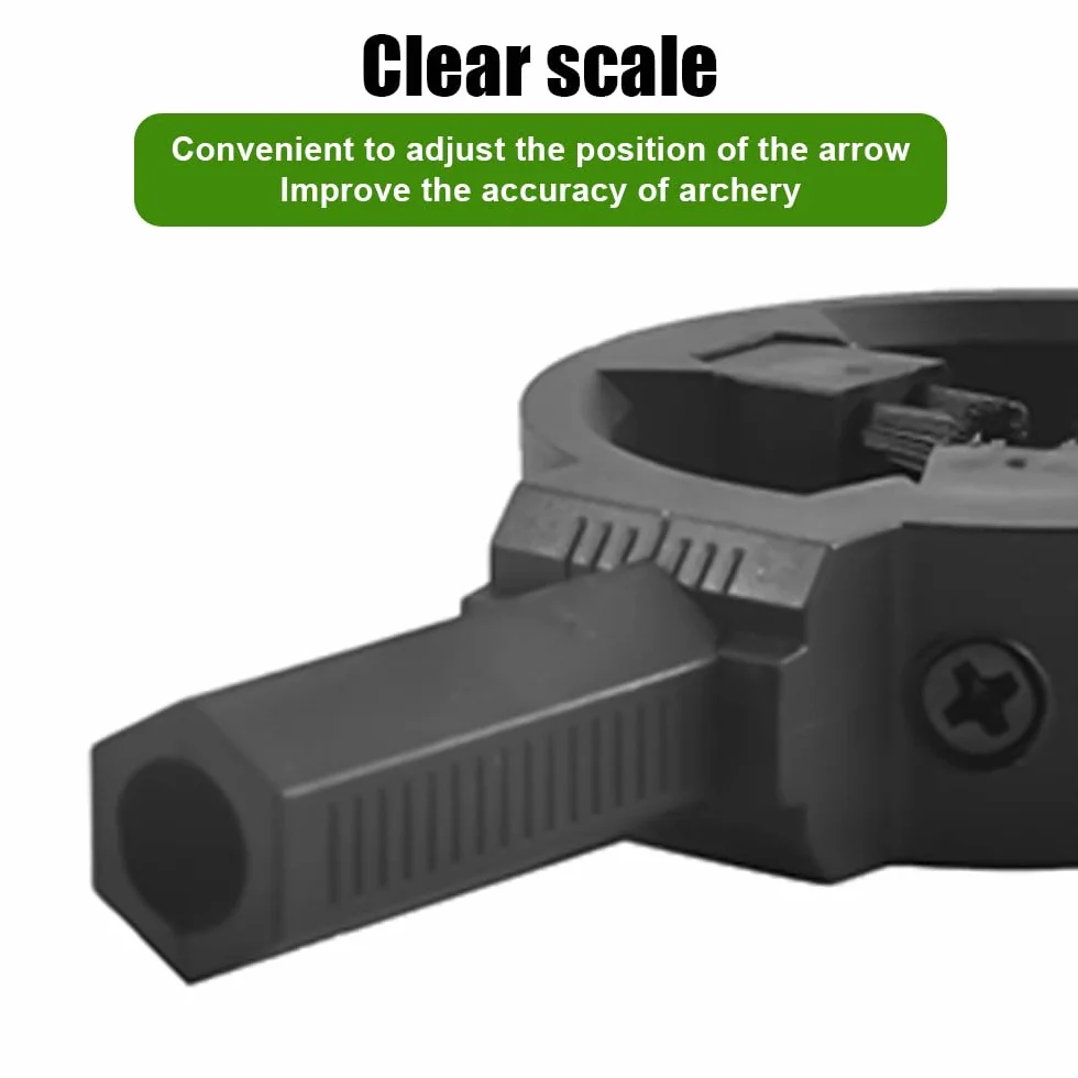 Brosse de Tir à l'arc MiOYOOW, Repose-flèche Réglable pour Arc à Poulies et Recourbé, Accessoires Chasse