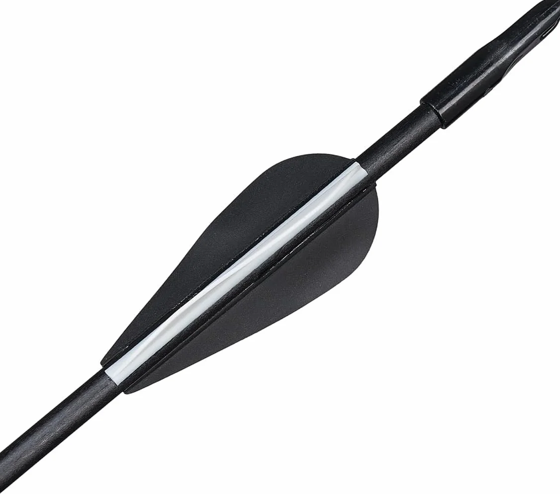 Flèches Fibre de Verre 31 Pouces Spine 800 pour Tir à l'Arc Recurve et Sport - Lot de 12