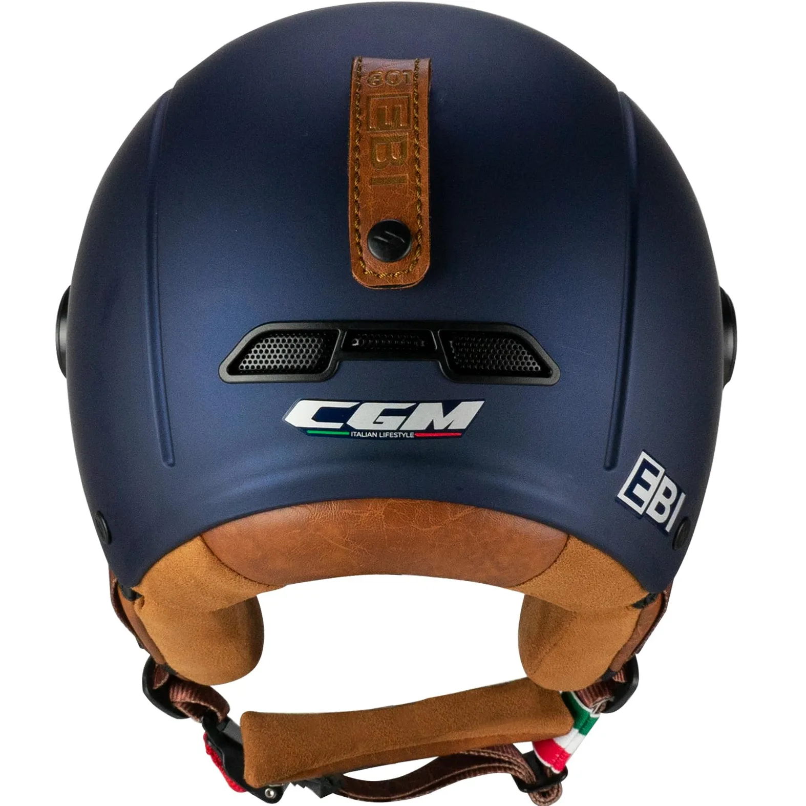 CGM EBI Casque de Ski Unisexe pour Adulte, Bleu Satin, XXL (61 cm)