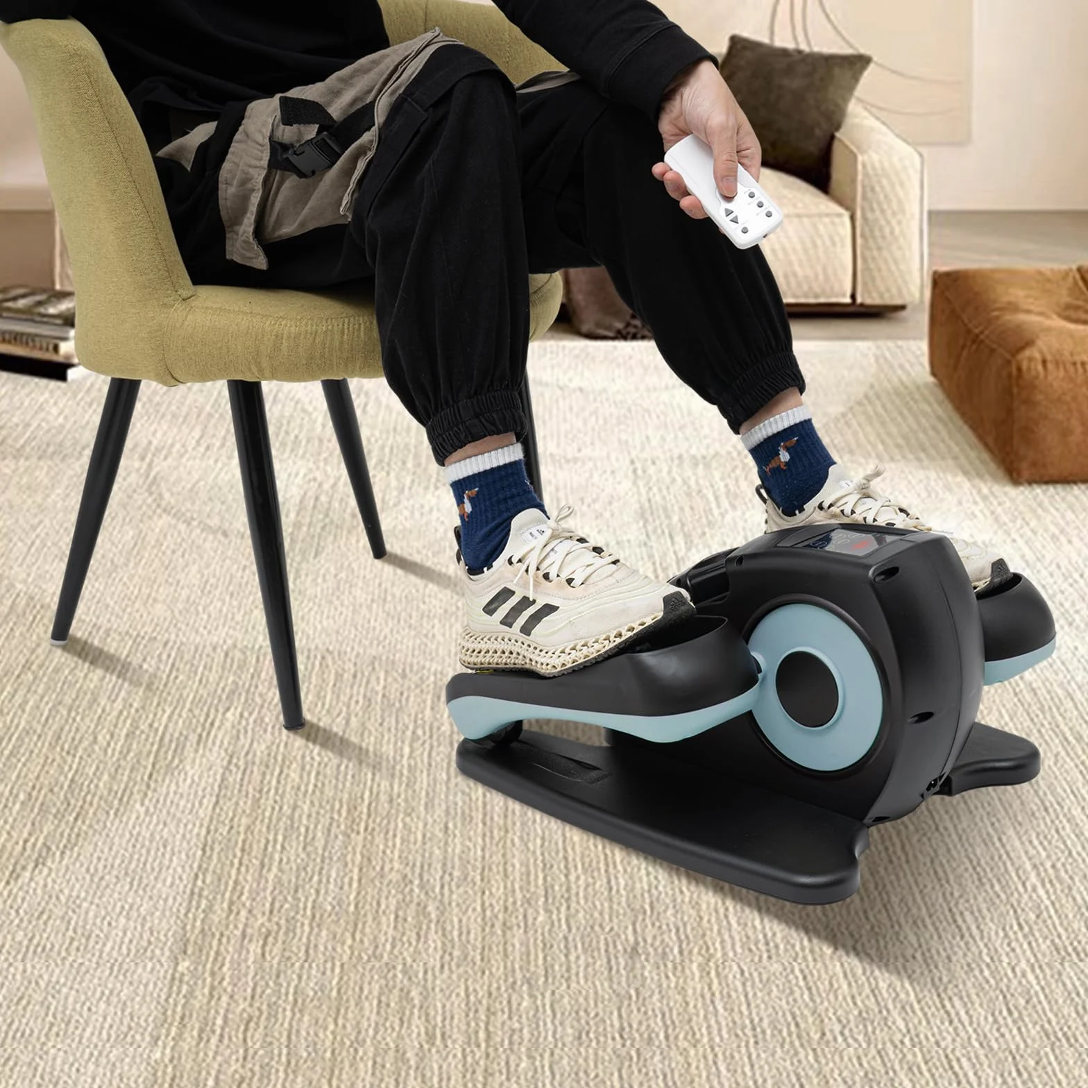 Pédalier Trainer 5 vitesses écran LCD pour personnes âgées, équipement d'entraînement jambes