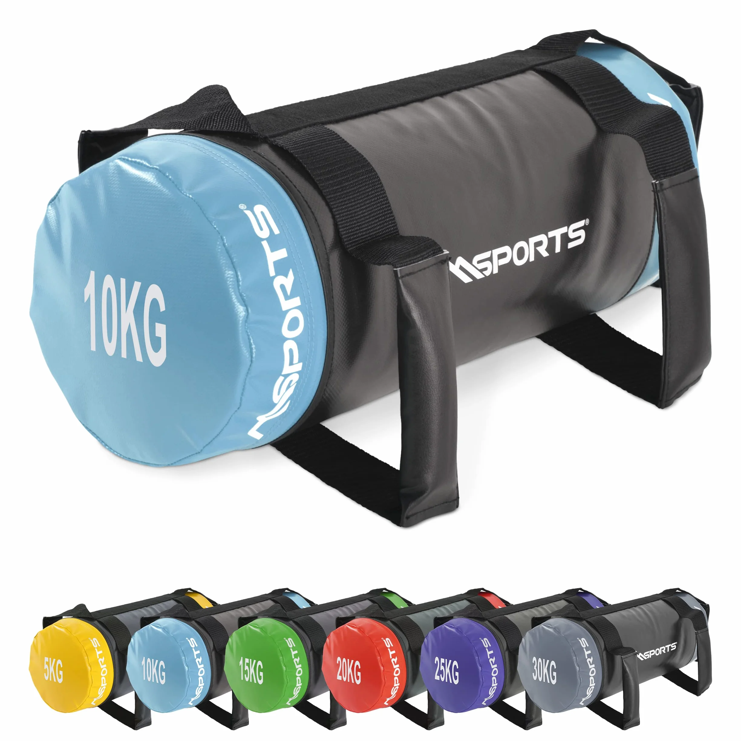 MSPORTS Power Bag Sac de fitness 5-30 kg Sac de sable poids fonctionnel