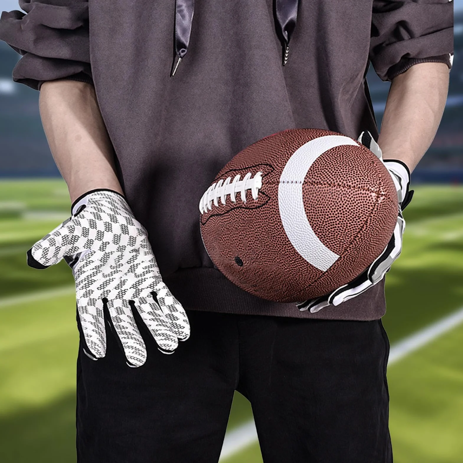 Fulenyi Gants de frappe baseball – Gants protection antidérapants respirants paume adhérente pour adultes