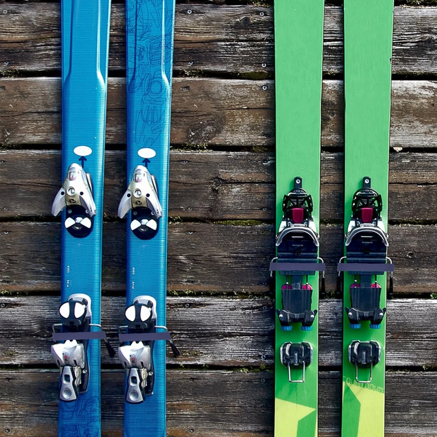 Band de Frein de Ski, 32pcs Retenues de Freins de Snowboard Bande de Caoutchouc
