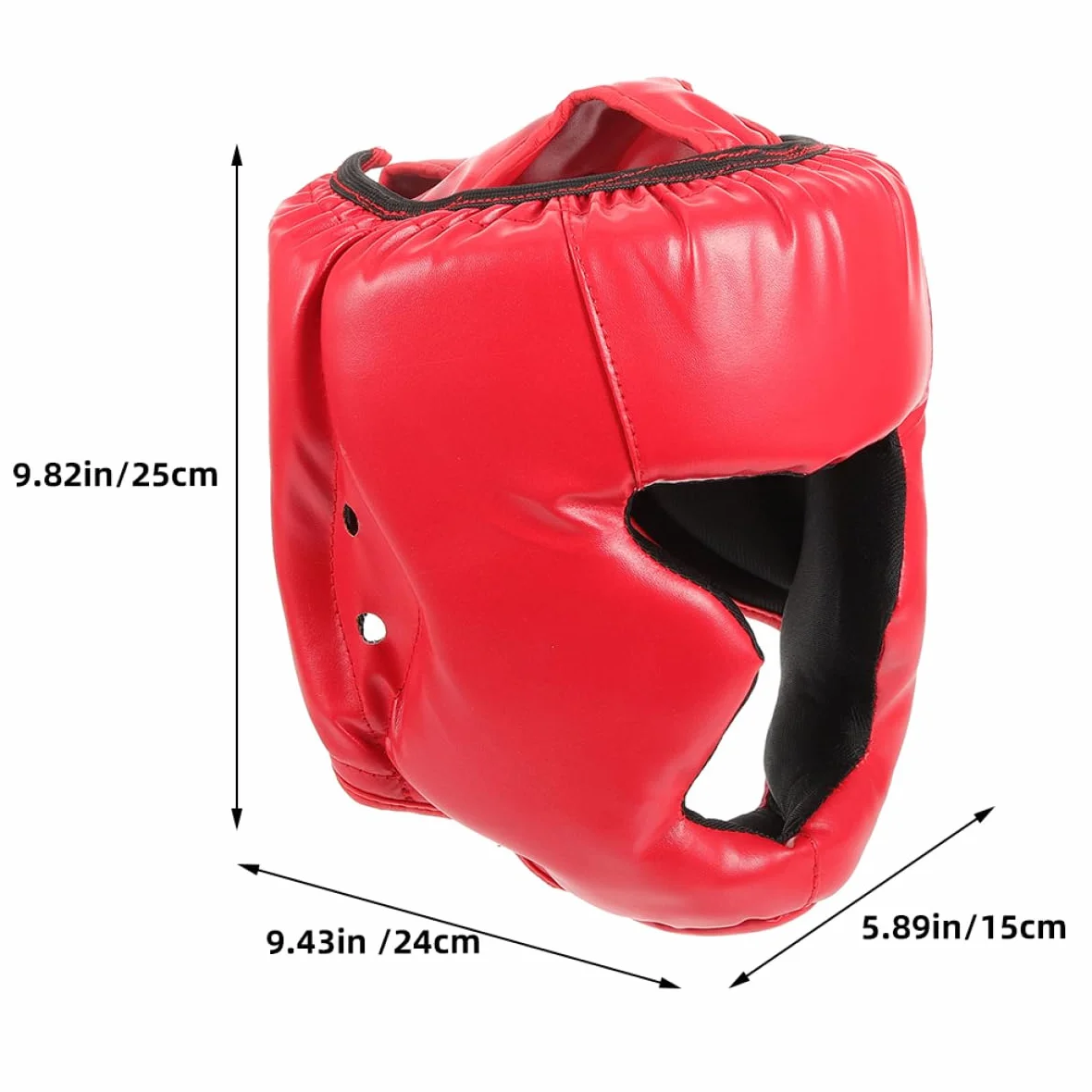 CLISPEED Casque de Protection Boxe Arts Martiaux Ajustable Mousse Entraînement Combat Résistance Aux Chocs