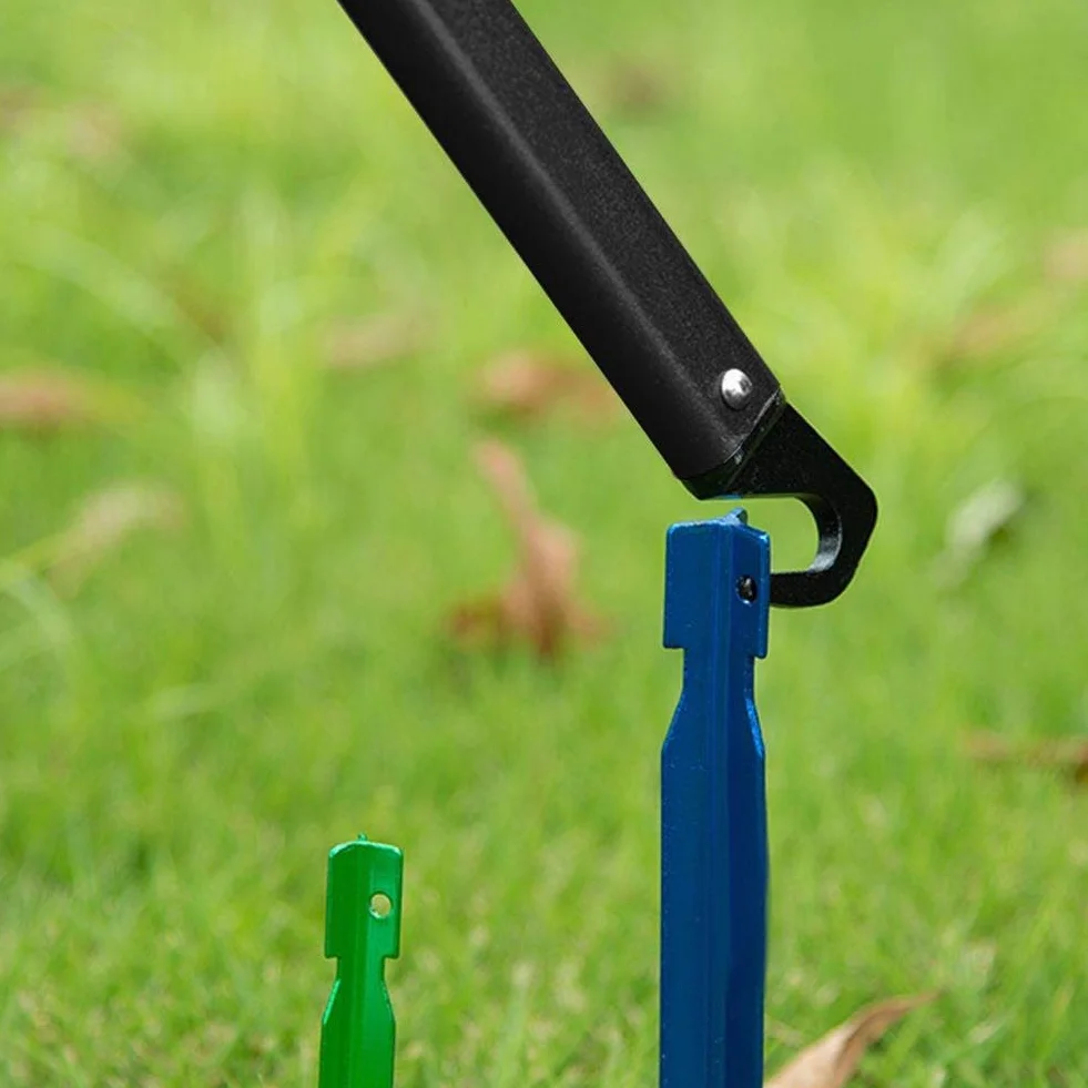 Alomejor Dissolvant de Cheville de Marteau d'alliage d'aluminium de Marteau de Camping avec Courroie