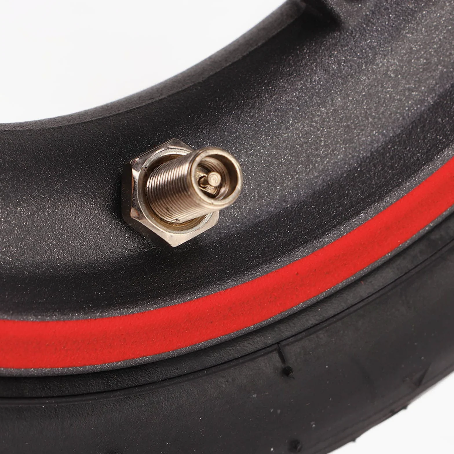 RiToEasysports Roue Arrière de Scooter électrique, Roue Arrière de Scooter électrique avec Pneu Pneumatique Rouge de Disque de Frein de 120 Mm pour Pro PRO2 M3