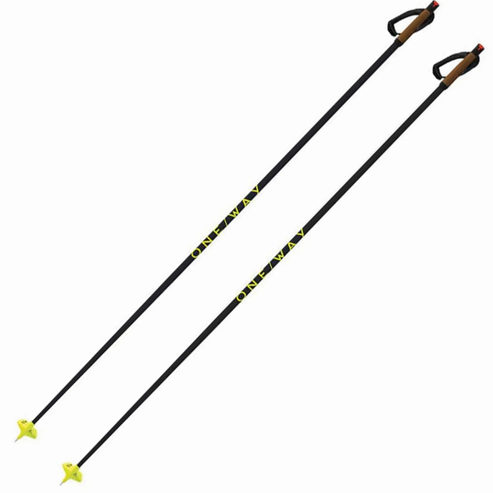 Fischer OneWay Storm 6 Mag Dark Bâtons de ski de fond 160 cm 30 % carbone