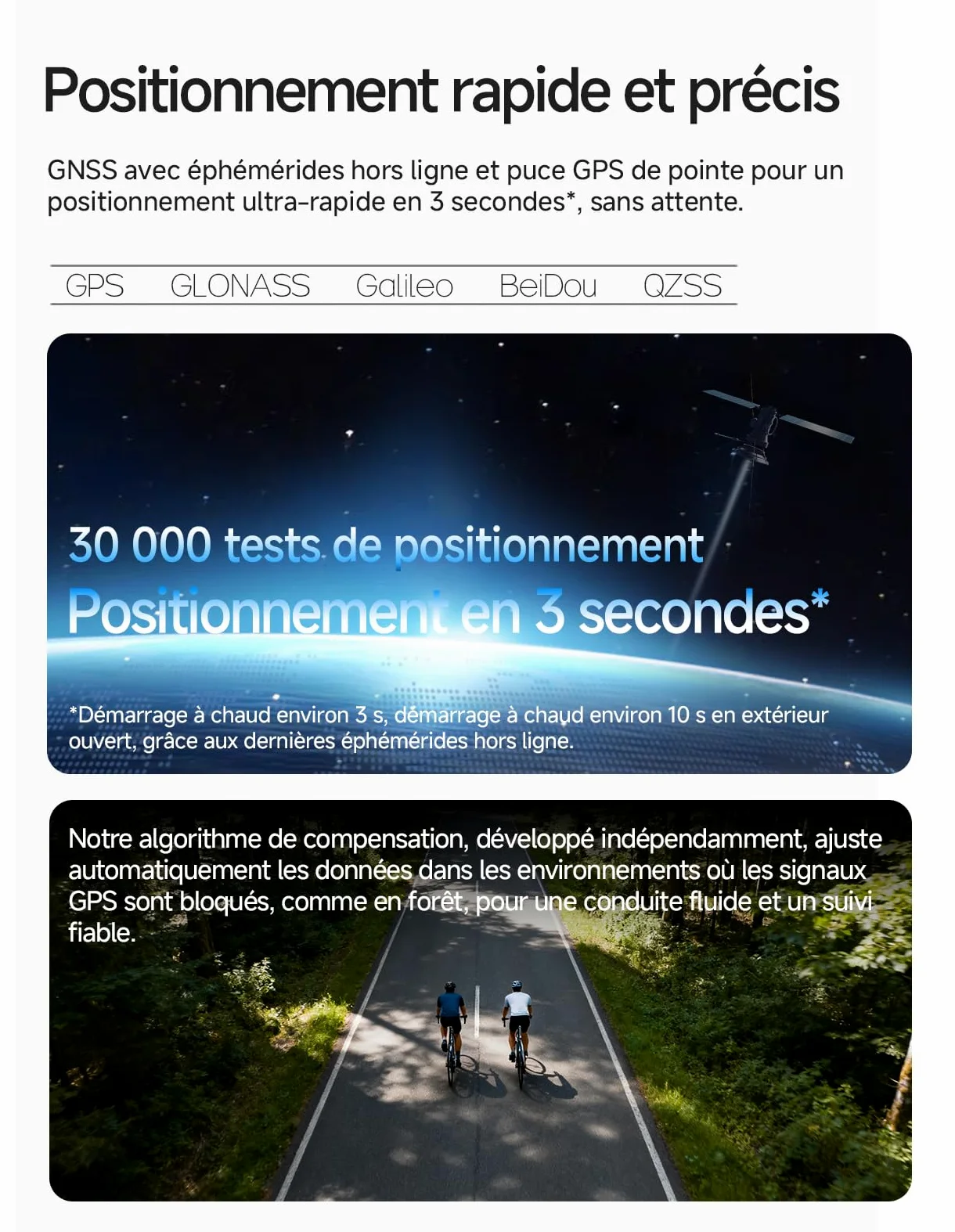 iGPSPORT BSC100MAX Compteur Velo sans Fil et CAD70 Capteur de Cadence