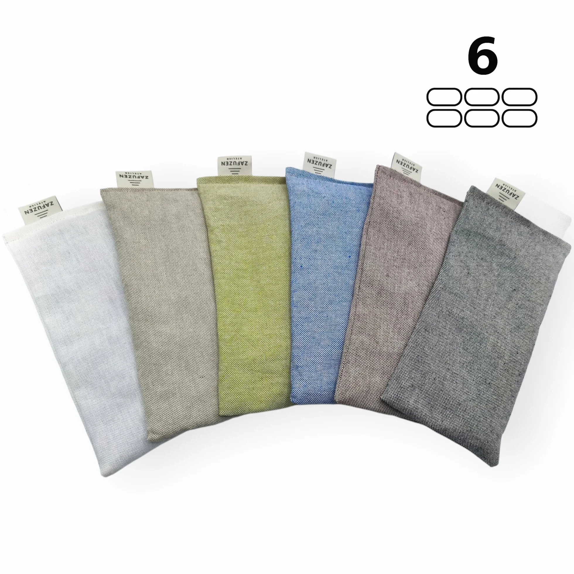Coussins pour Les Yeux Full Palette – Coussins Oculaires Lavande Naturelle Riz Coton Naturel Yoga Méditation Relaxation