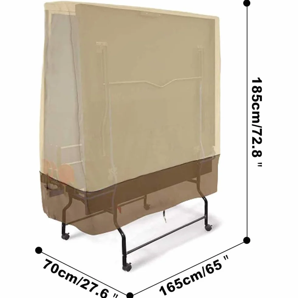 Housse de Protection Table de Tennis de Table Étanche Anti-UV Résistant à la Déchirure