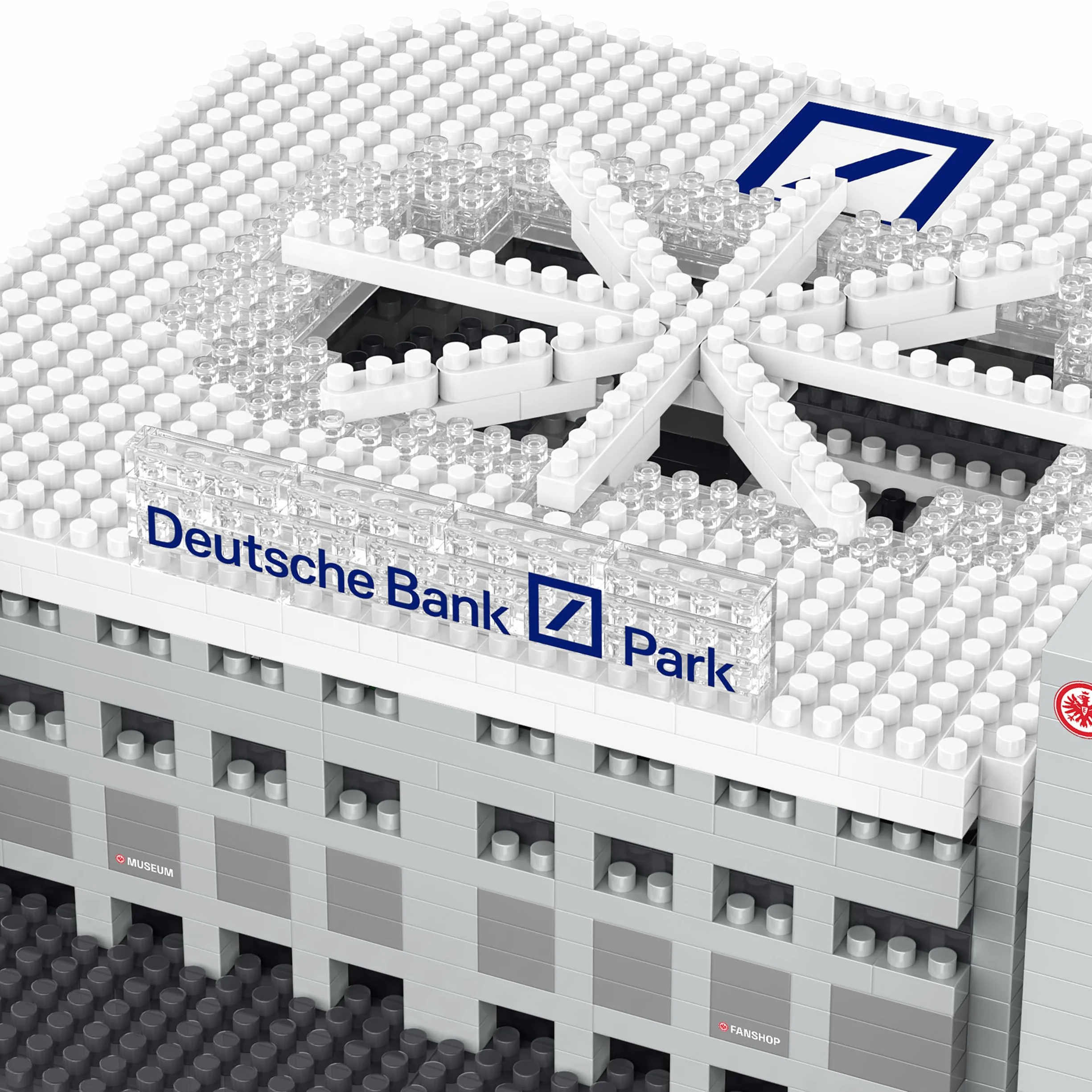 Eintracht Francfort BRXLZ Mini Stade 3D Bricks Jouet de Construction Waldstadion Deutsche Bank Park