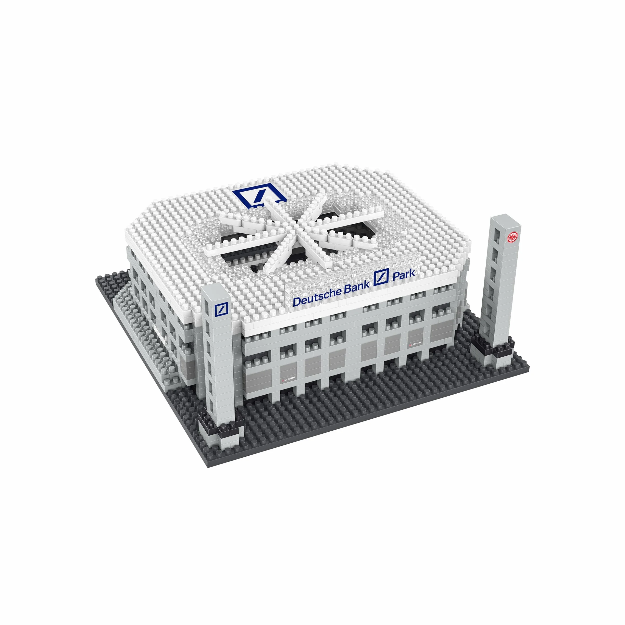Eintracht Francfort BRXLZ Mini Stade 3D Bricks Jouet de Construction Waldstadion Deutsche Bank Park