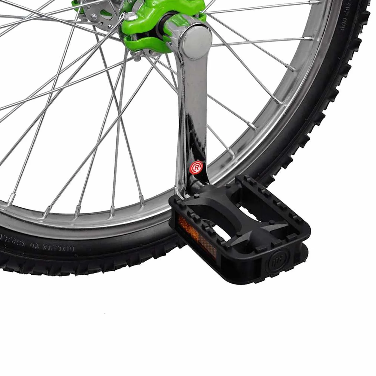 Monocycle réglable vert 16 pouces