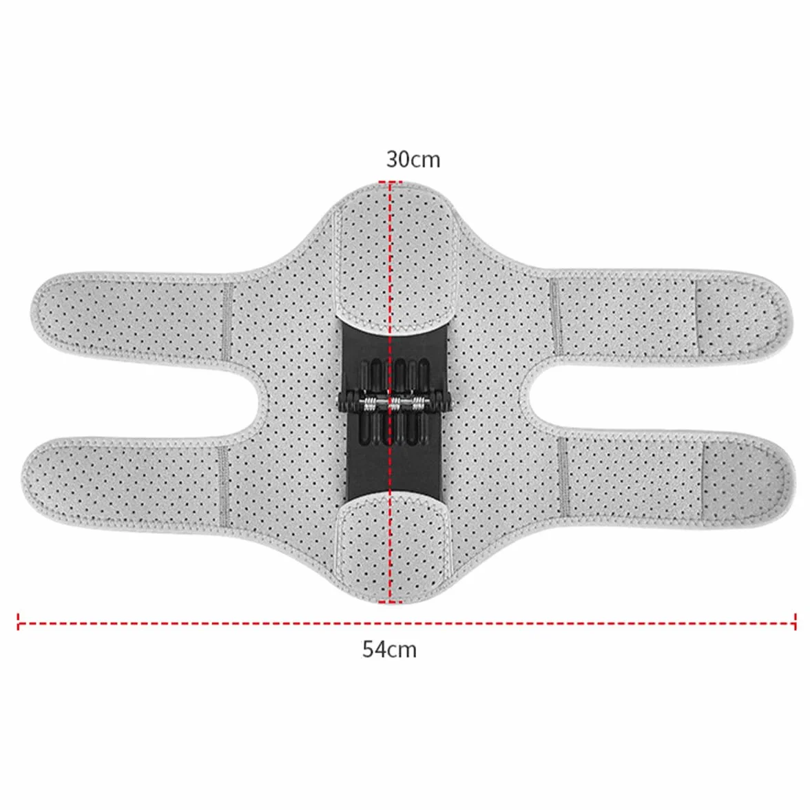 Genouillères Jambières Protection du genou Booster Coussin stabilisateur respirant pour randonneurs (gris)
