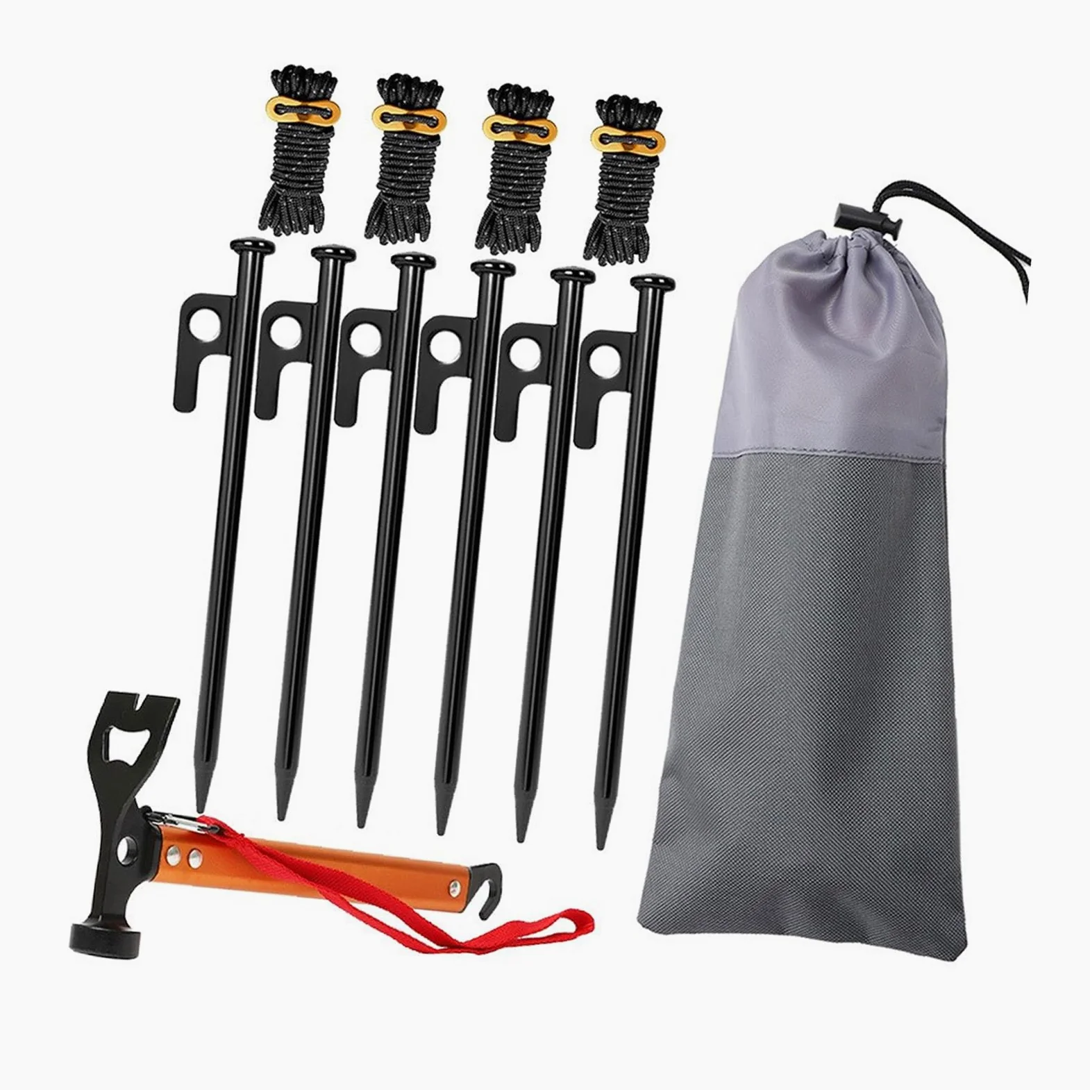 Piquet de Tente en Alliage d ' Aluminium, Piquet de, Fonds de Roche, ancrages, Accessoires de Tente pour Camping en Plein air