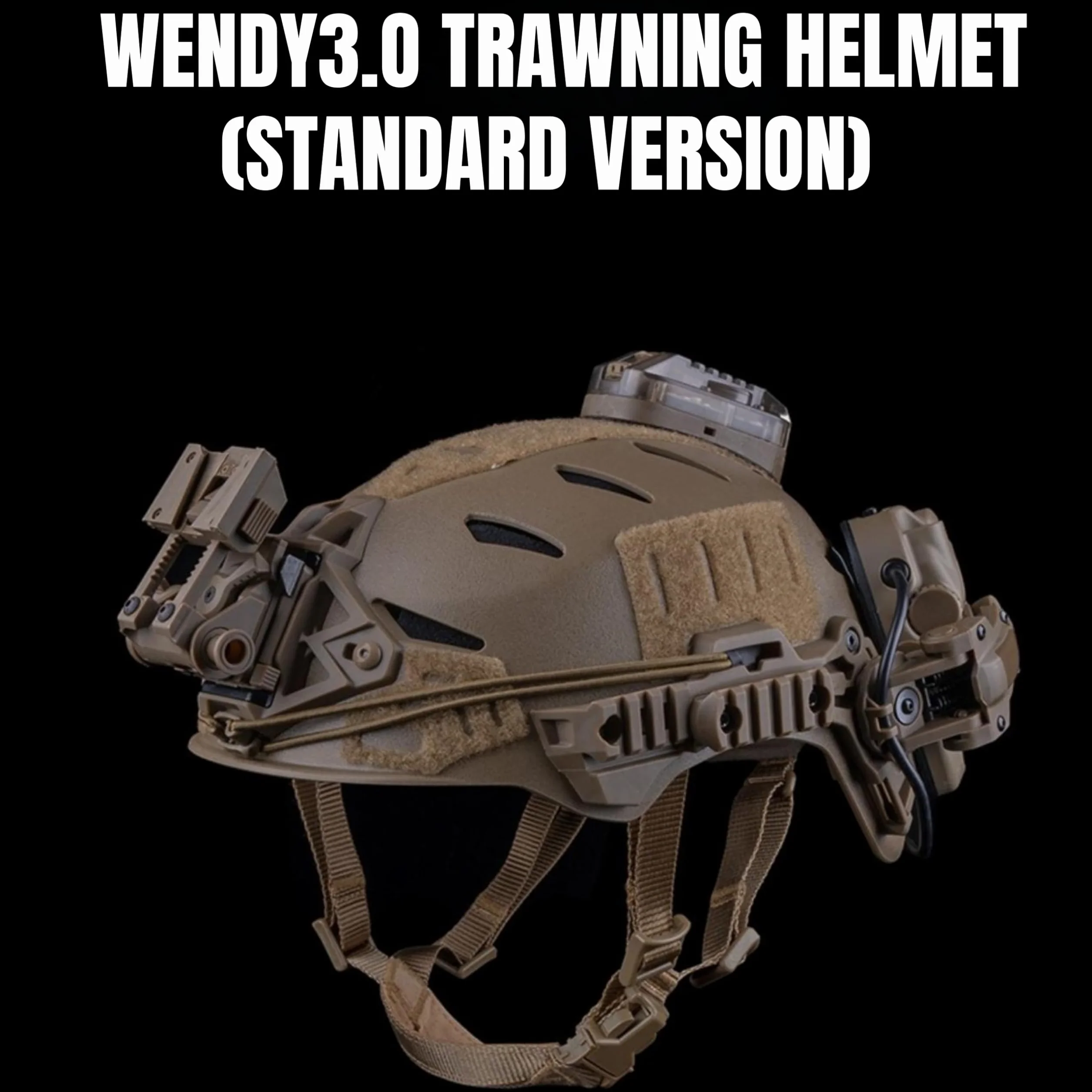 Casque Tactique W.endy 3.0 Version simplifiée pour Chasse Combat Airsoft Protection