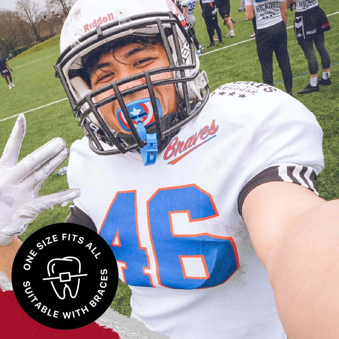 Marvel Captain America Protection Lèvres Protège-Dents Boxe Basketball Football MMA Sports Contact