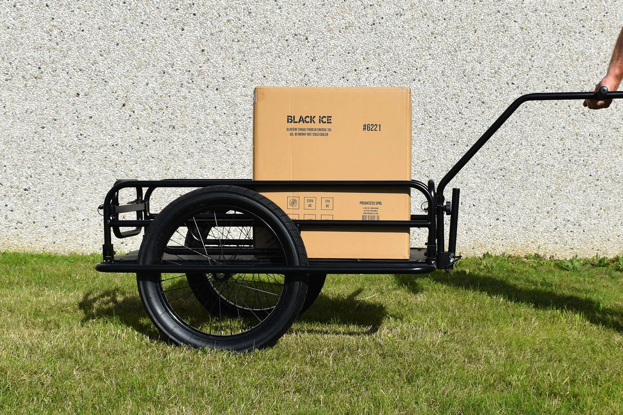 Remorque Pliable pour Vélo Attelage sur Tige de Selle