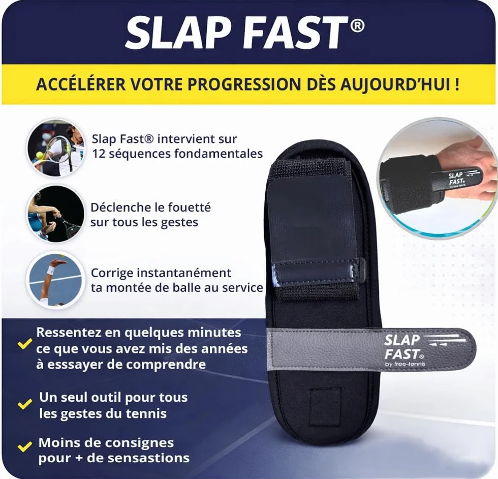 Slap Fast® Entraîneur Sensoriel Tennis Fouetté Relâchement Poignet Service Timing